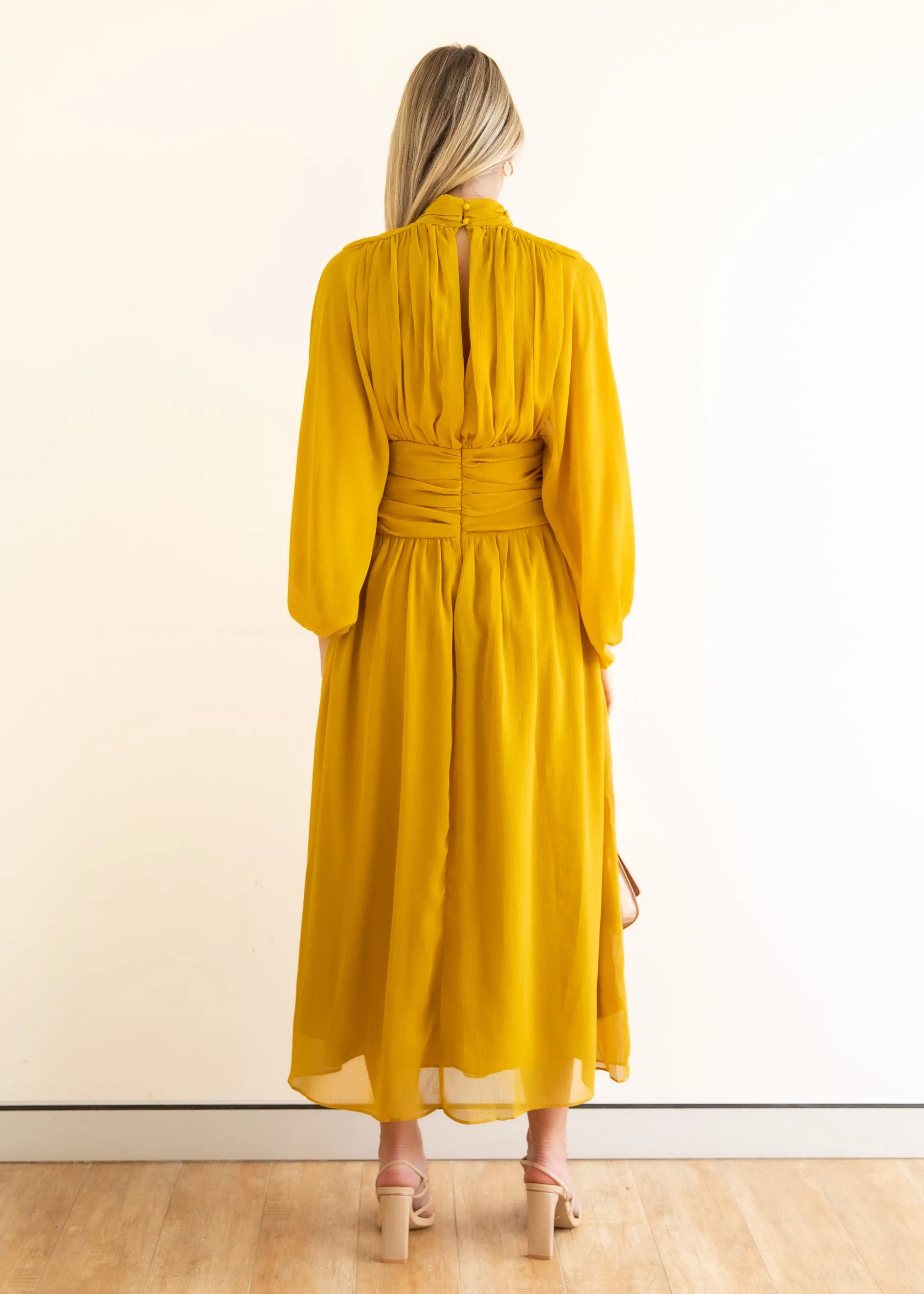 Majah Maxi Dress - Mustard sold by Gingham & Heels product image thumbnail 5