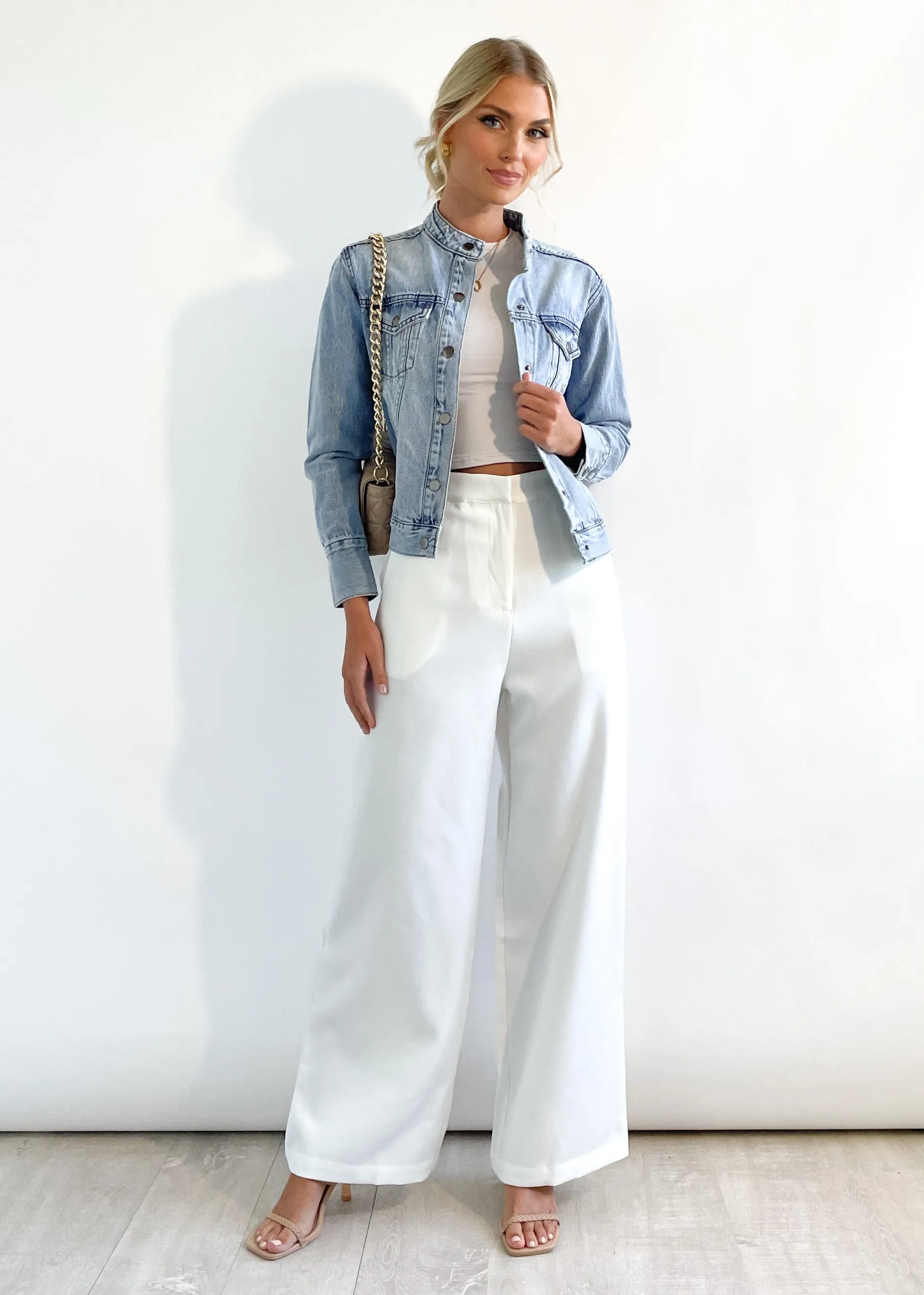 Novato Denim Jacket - Light Blue sold by Gingham & Heels product image thumbnail 3