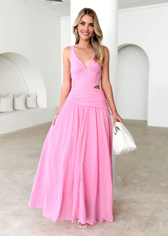 Koira Maxi Dress - Pink sold by Gingham & Heels