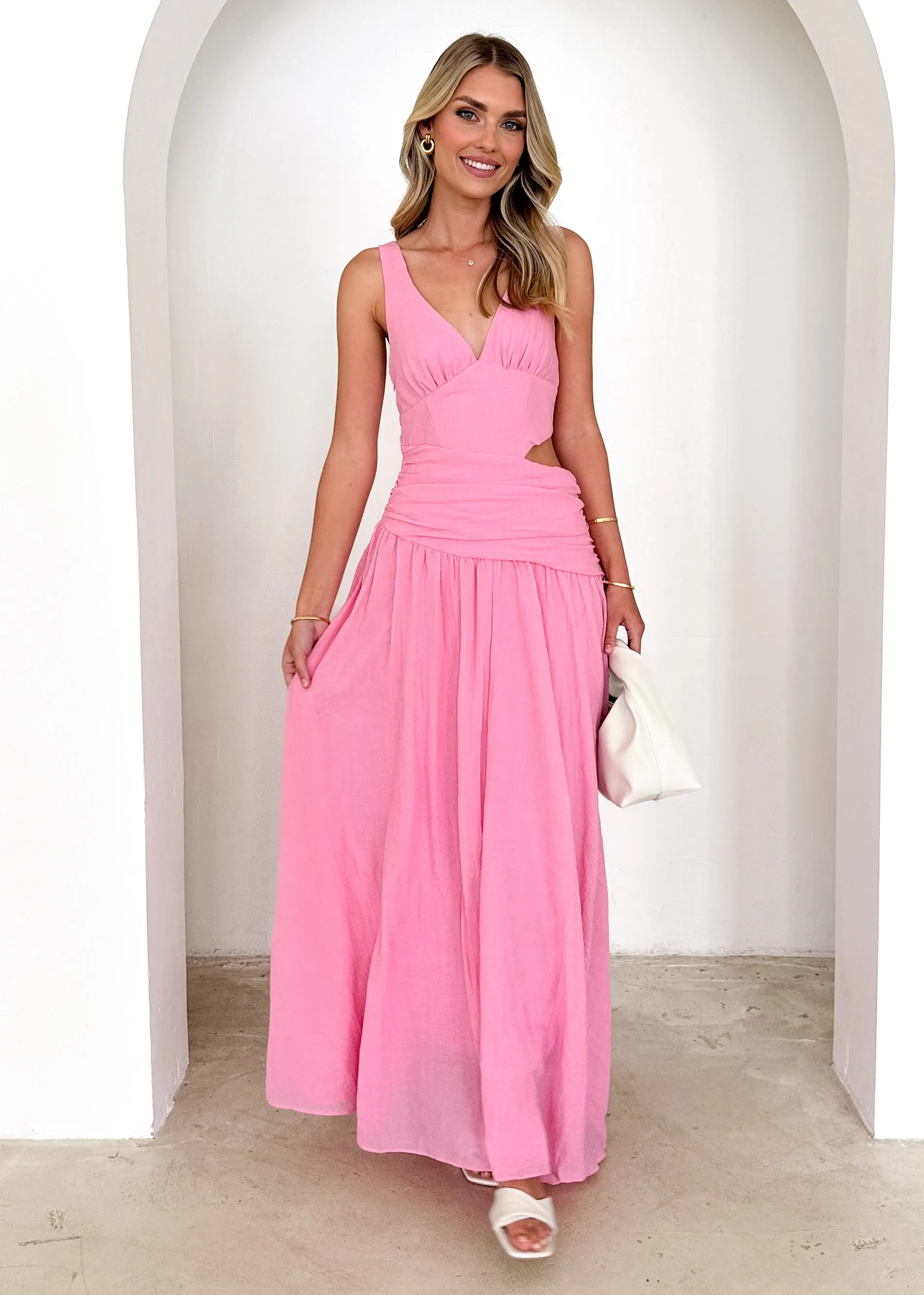 Koira Maxi Dress - Pink sold by Gingham & Heels product image thumbnail 3