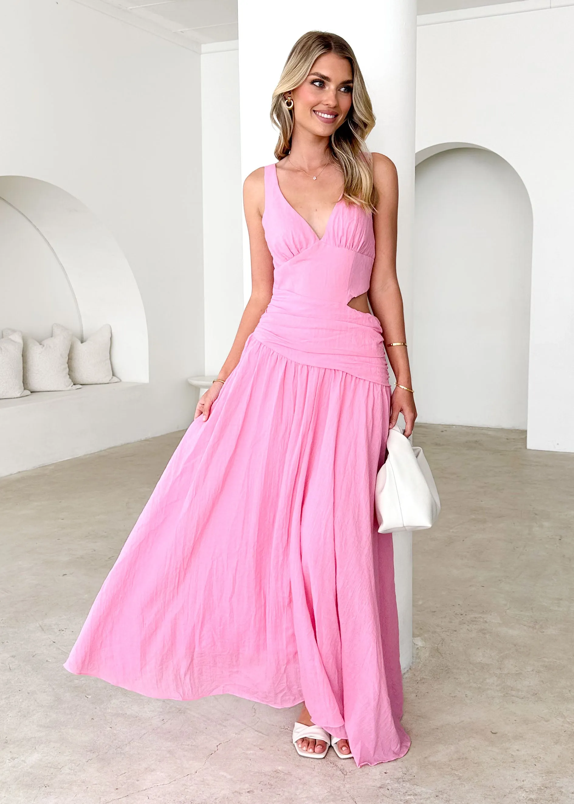 Koira Maxi Dress - Pink sold by Gingham & Heels product image thumbnail 2