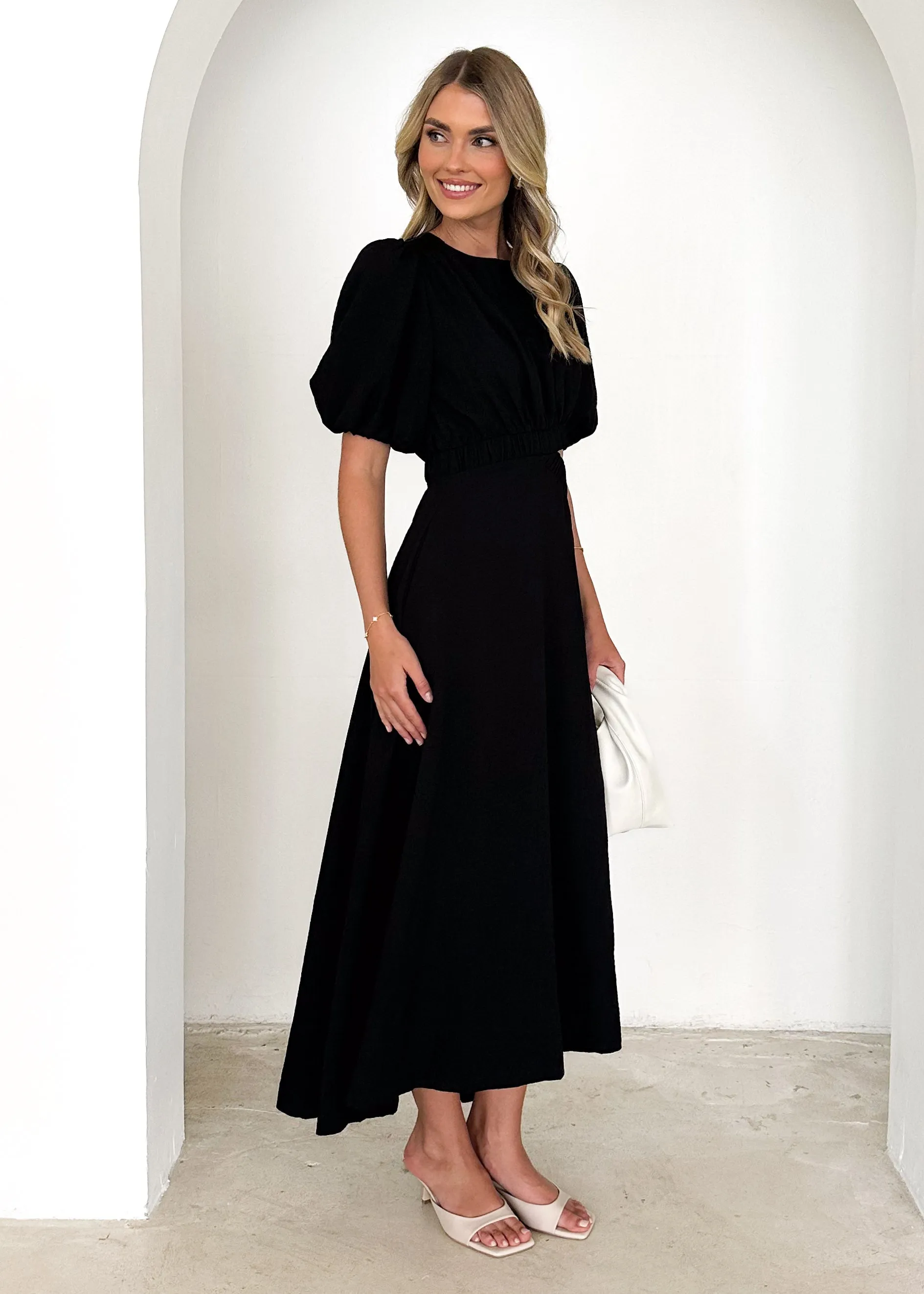 Macy Maxi Dress - Black sold by Gingham & Heels product image thumbnail 4