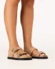 Areli Sandals - Light Cashew sold by Gingham & Heels