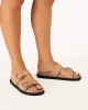 Areli Sandals - Light Cashew sold by Gingham & Heels