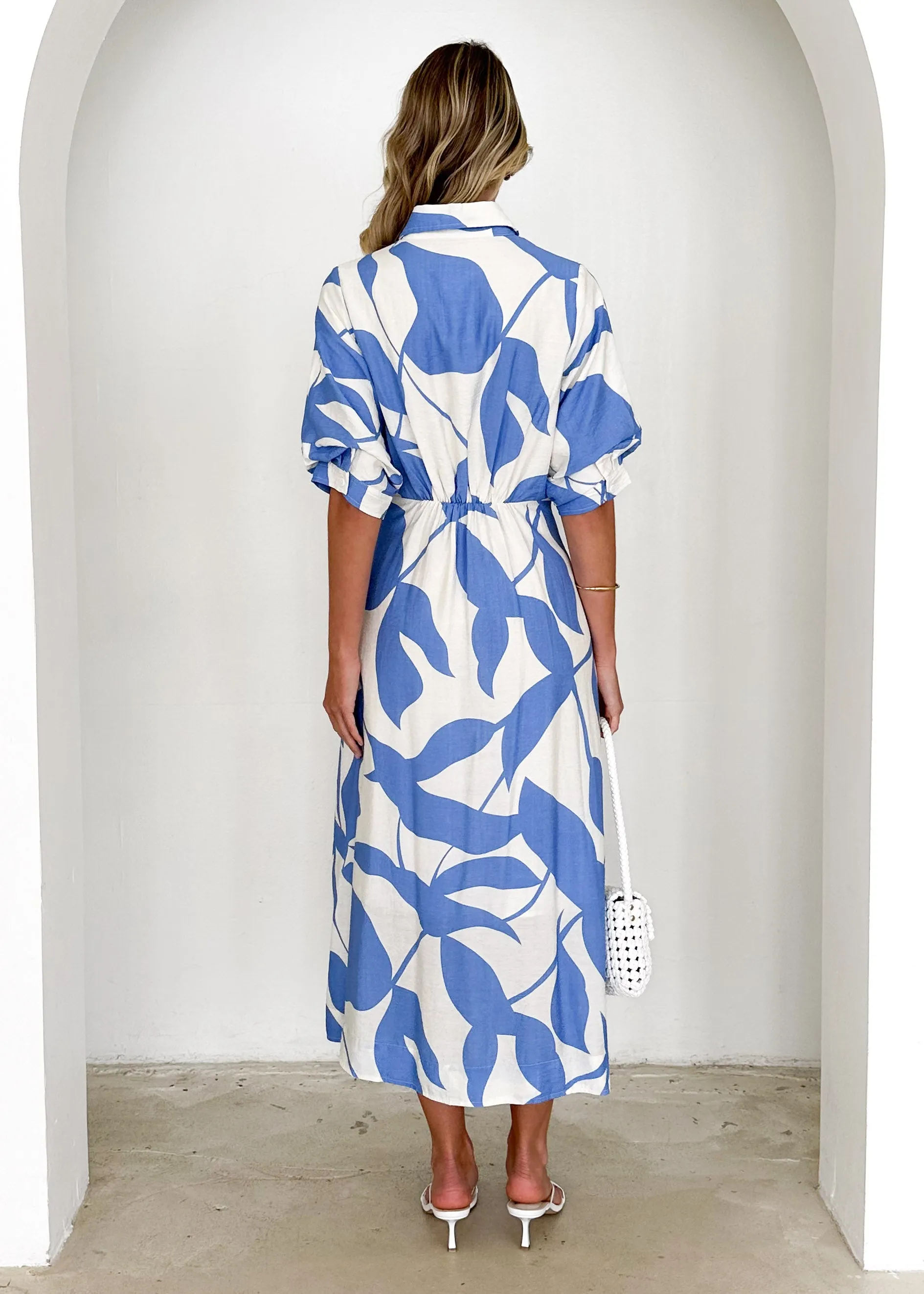 Hampton Midi Dress - Cornflower Blue sold by Gingham & Heels product image thumbnail 5