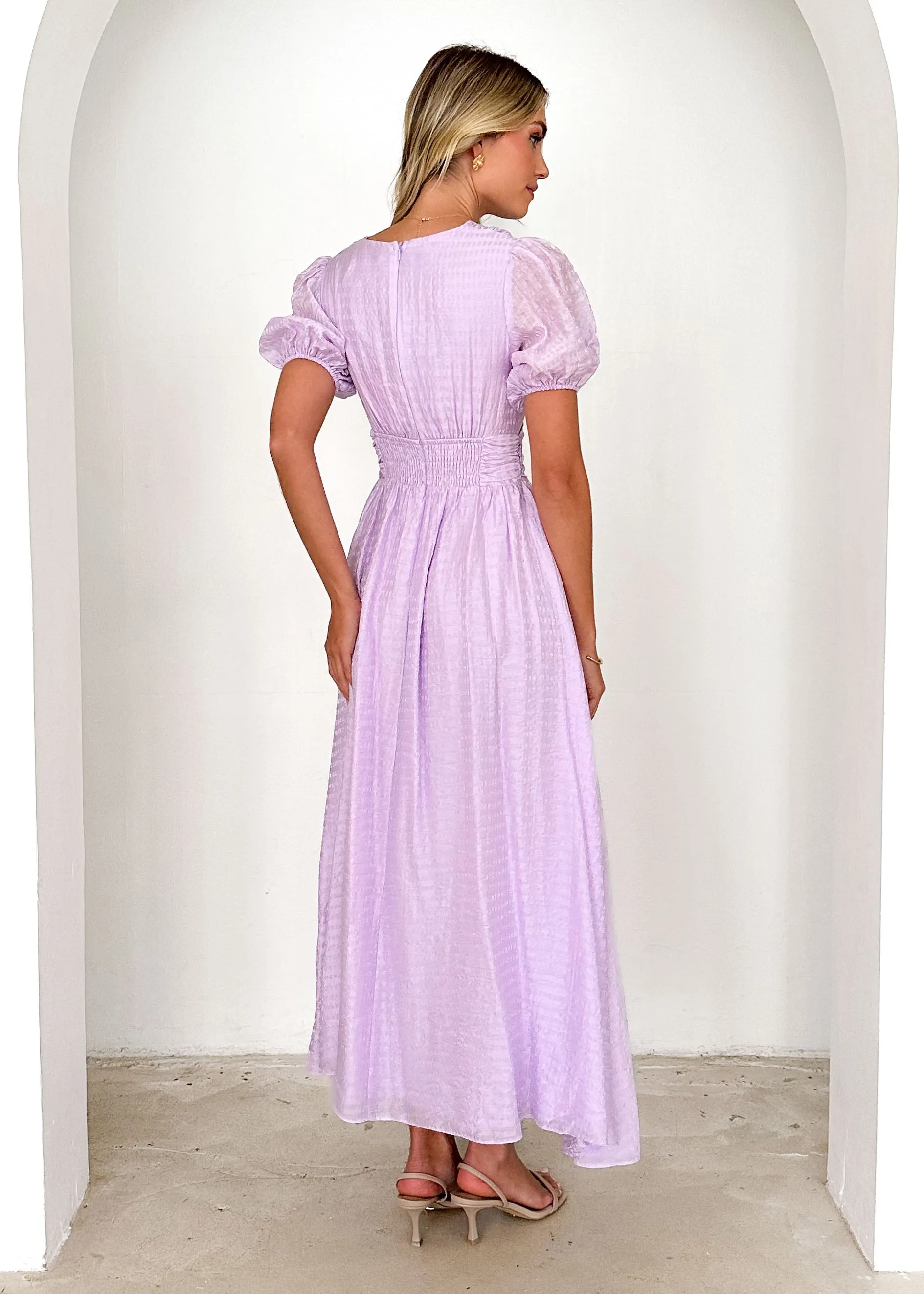 Dunning Midi Dress - Lilac sold by Gingham & Heels product image thumbnail 5