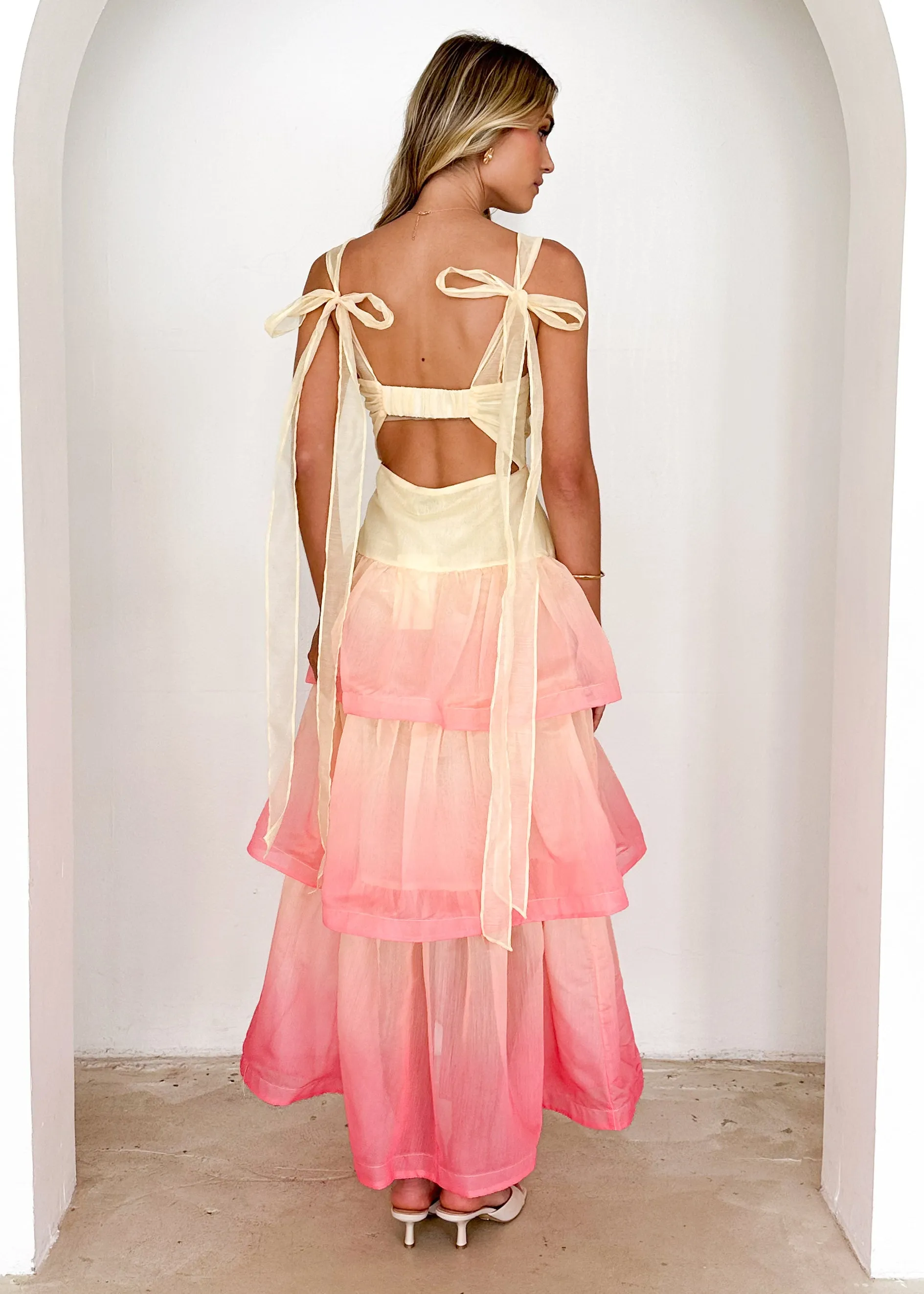 Orlando Maxi Dress - Lemon Ombre sold by Gingham & Heels product image thumbnail 5