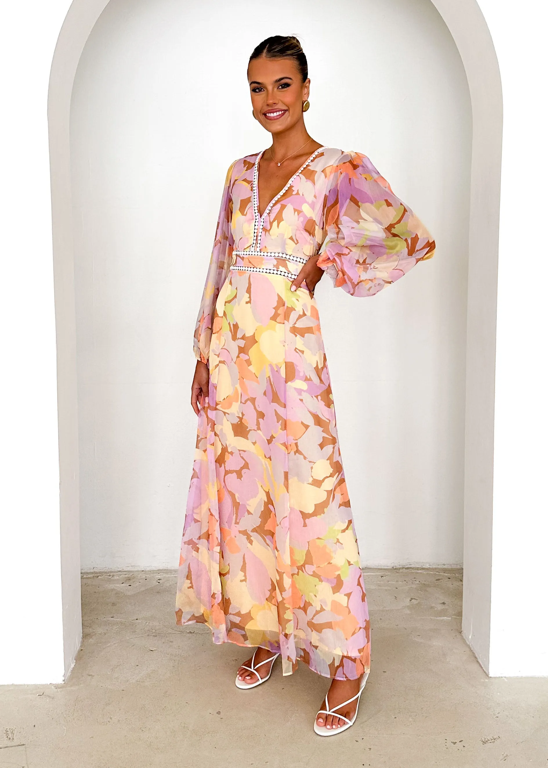 Fontana Midi Dress - Lemon Myrtle sold by Gingham & Heels product image thumbnail 4