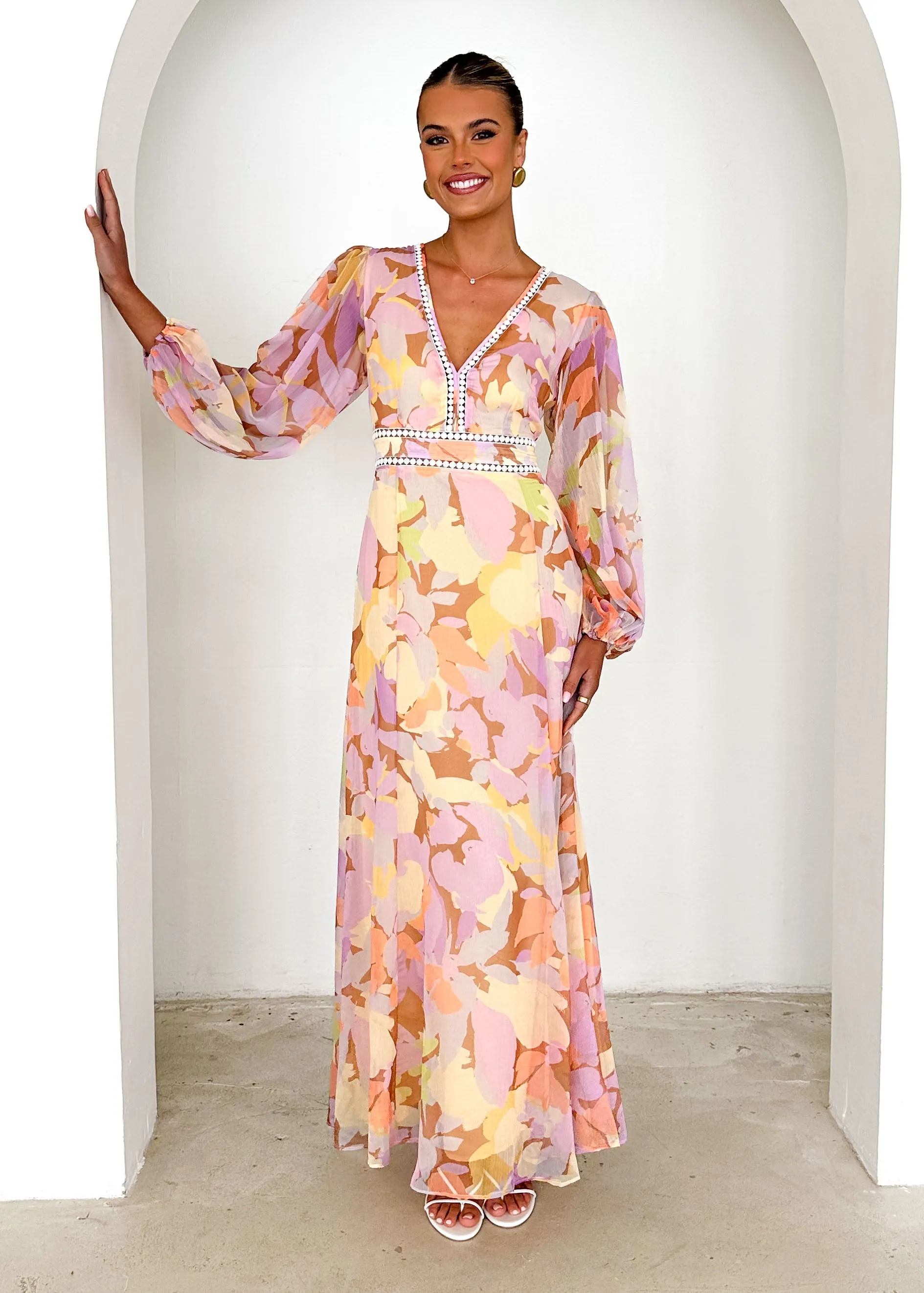 Fontana Midi Dress - Lemon Myrtle sold by Gingham & Heels product image thumbnail 3