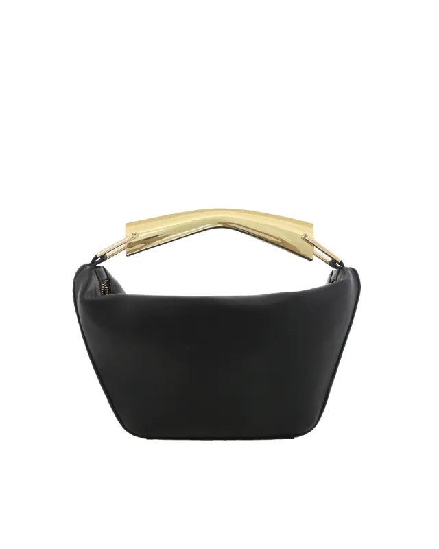 Margaret Handle Bag - Black sold by Gingham & Heels