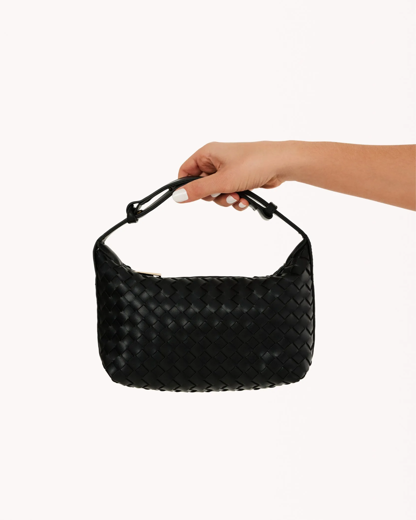 Isabelle Handle Bag - Black sold by Gingham & Heels