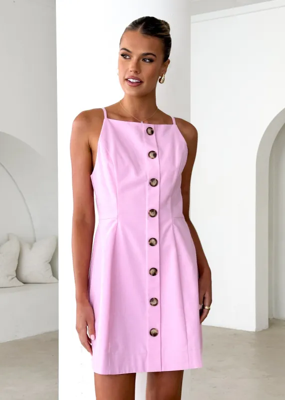 Laia Dress - Pink sold by Gingham & Heels