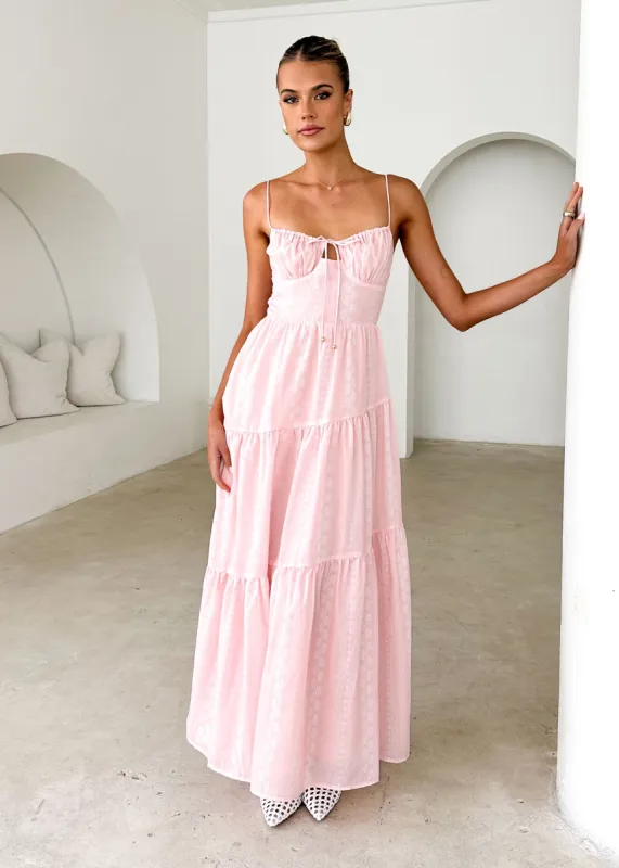 Nashville Maxi Dress - Blush sold by Gingham & Heels