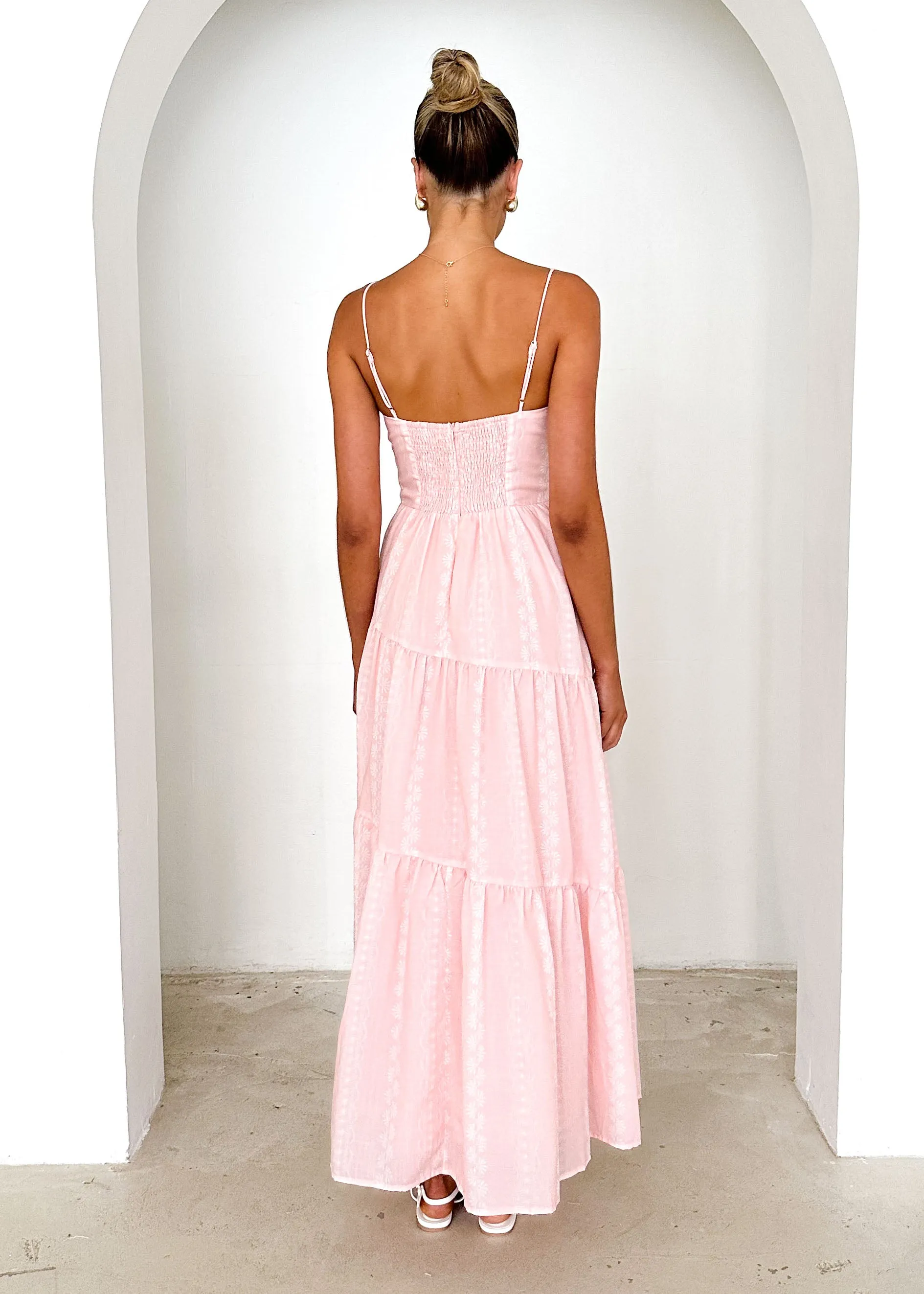 Nashville Maxi Dress - Blush sold by Gingham & Heels product image thumbnail 5