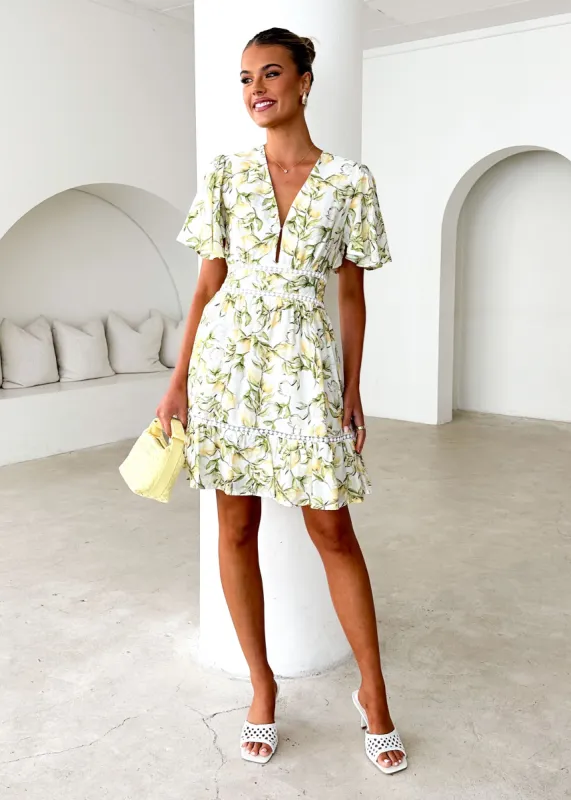 Balter Dress - Limoncello sold by Gingham & Heels