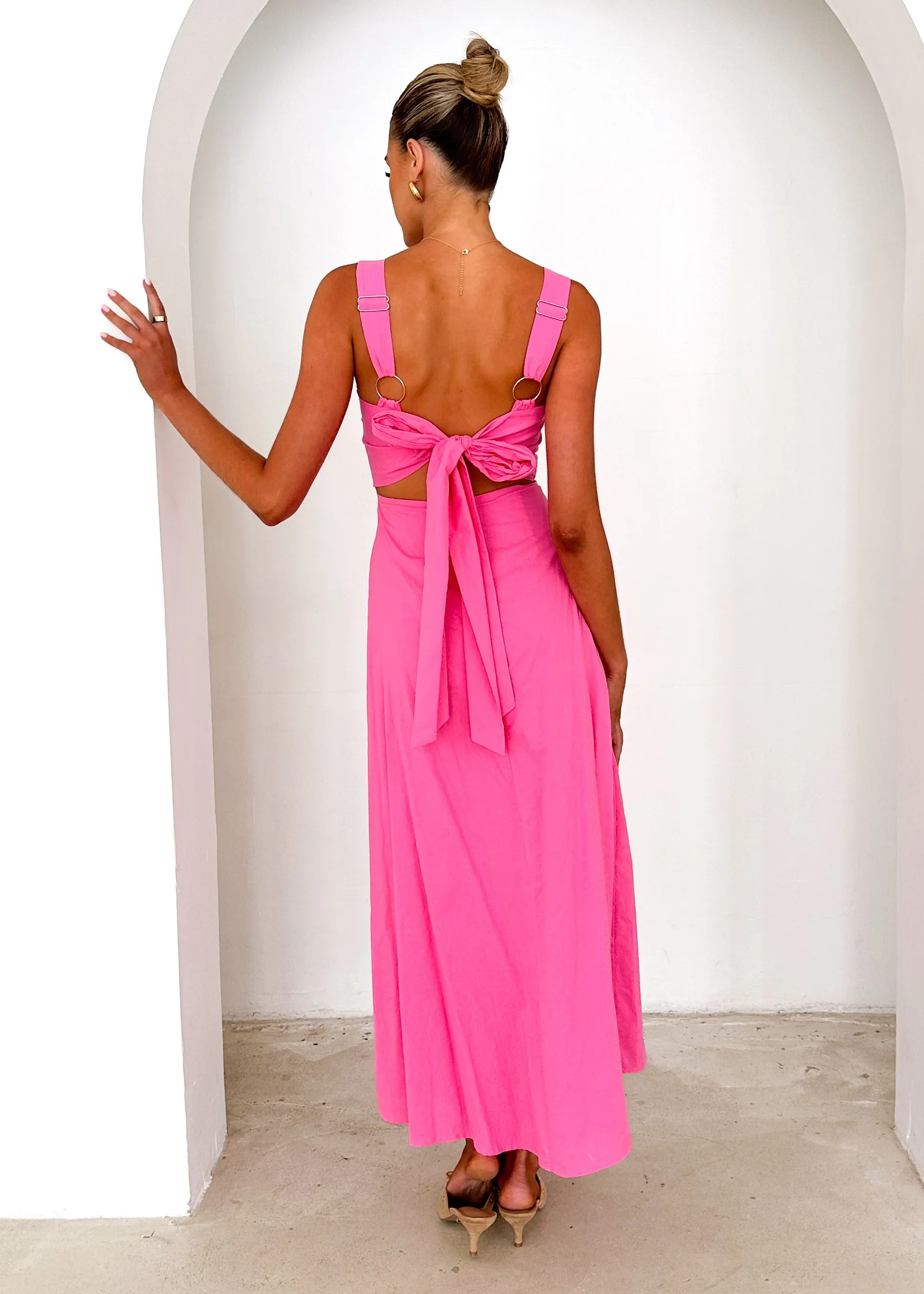 Palace Maxi Dress - Pink sold by Gingham & Heels product image thumbnail 5