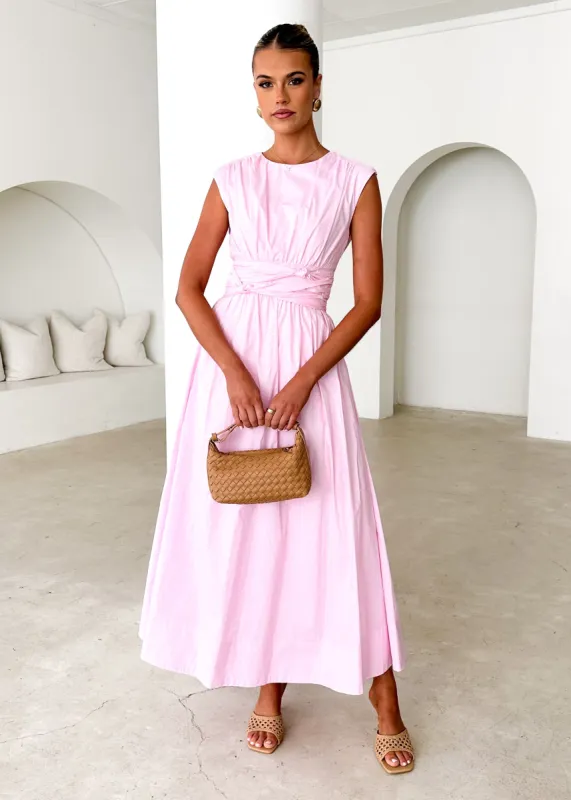 Kadin Maxi Dress - Pale Pink sold by Gingham & Heels