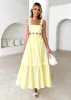 Margot Maxi Dress - Lemon sold by Gingham & Heels