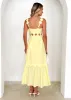 Margot Maxi Dress - Lemon sold by Gingham & Heels