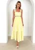 Margot Maxi Dress - Lemon sold by Gingham & Heels