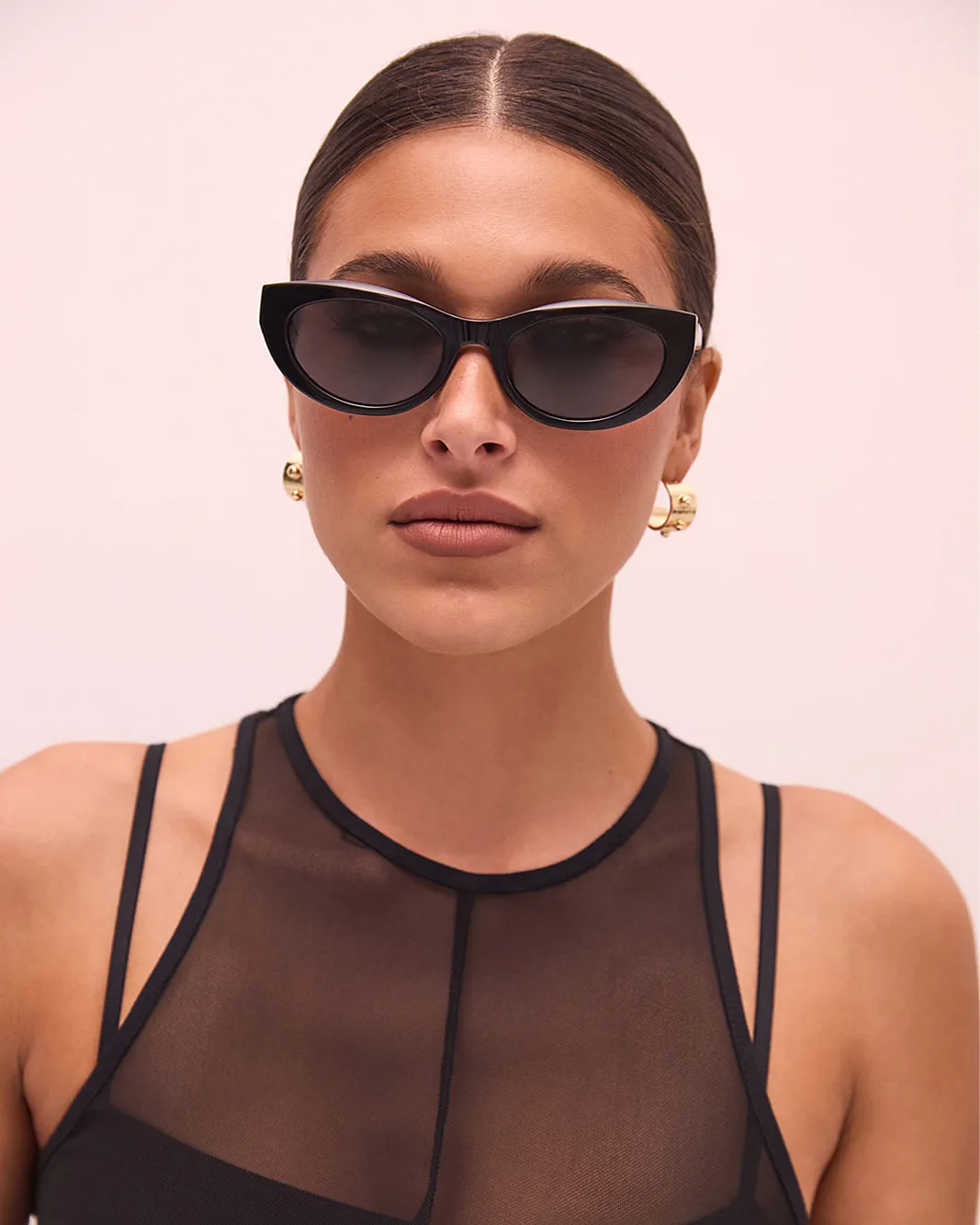 The Estella Sunglasses - Black sold by Gingham & Heels product image thumbnail 5