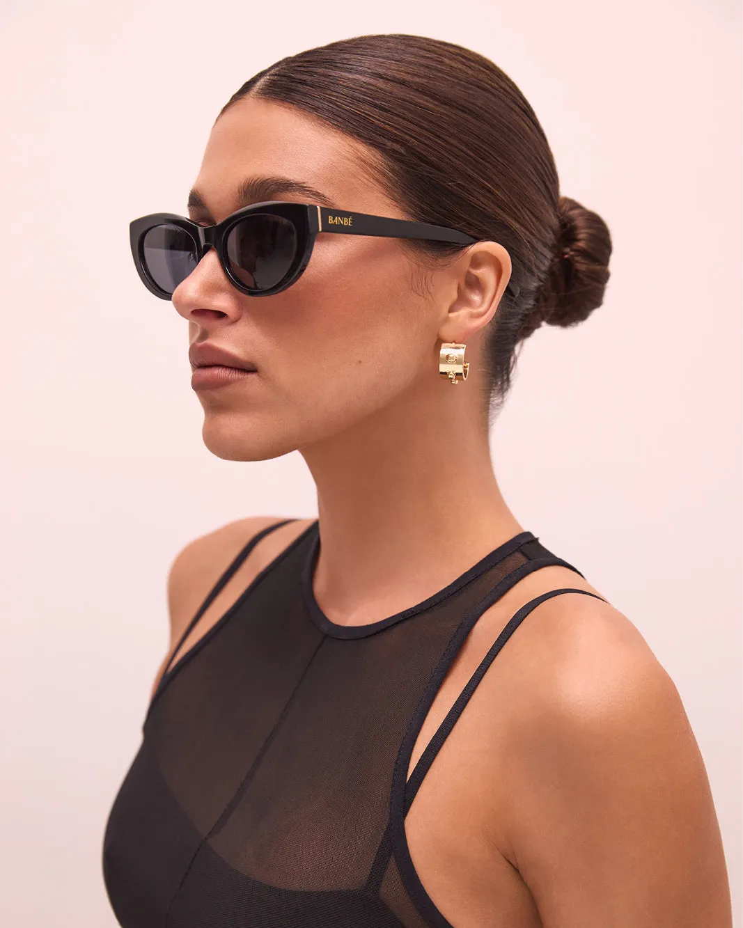 The Estella Sunglasses - Black sold by Gingham & Heels