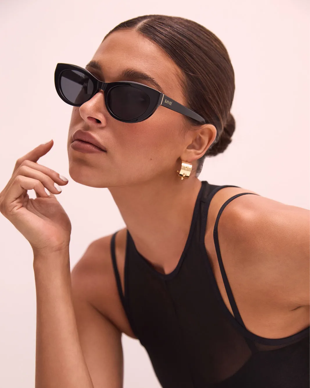 The Estella Sunglasses - Black sold by Gingham & Heels product image thumbnail 3