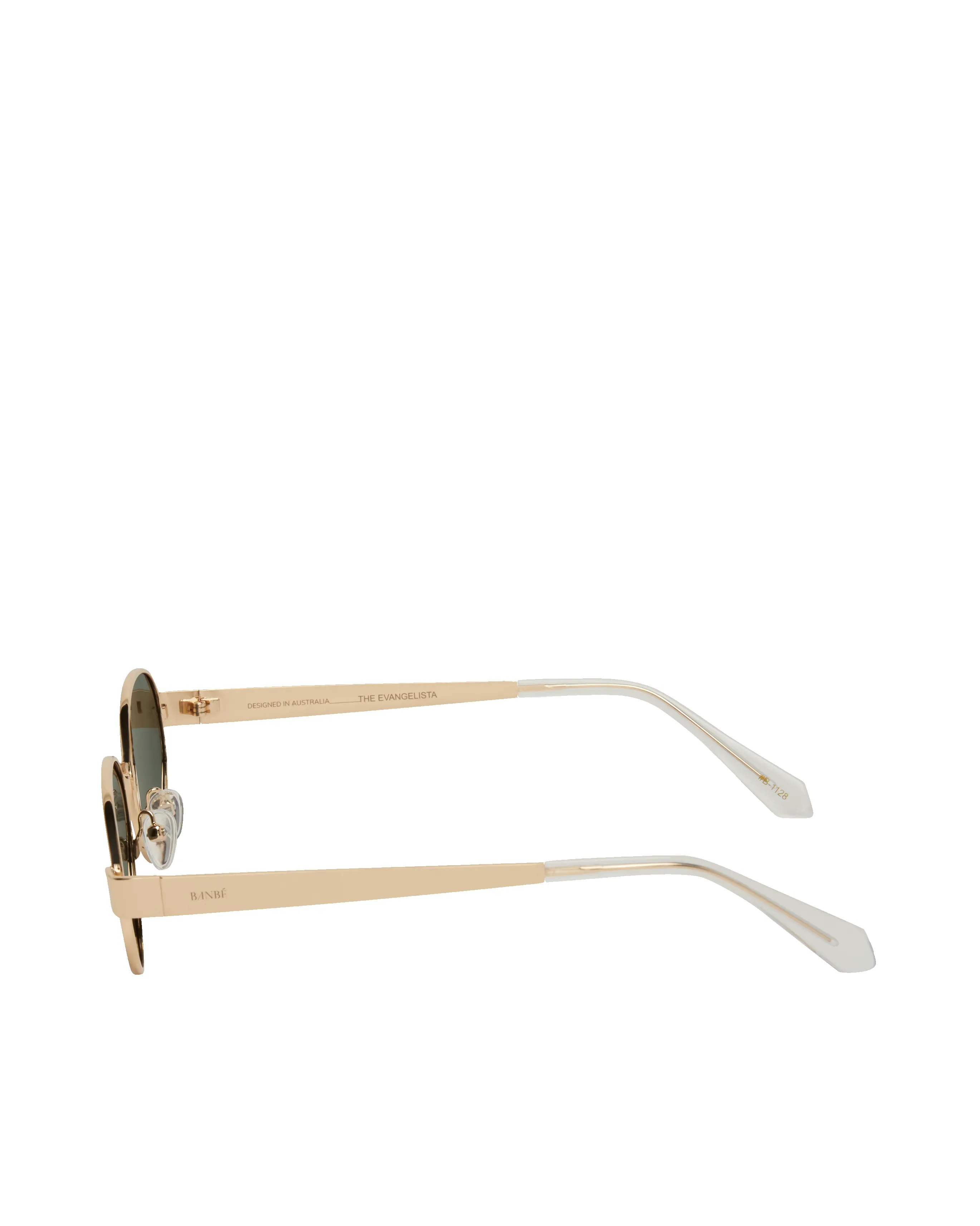 The Evangelista Sunglasses - Gold - Green sold by Gingham & Heels product image thumbnail 4