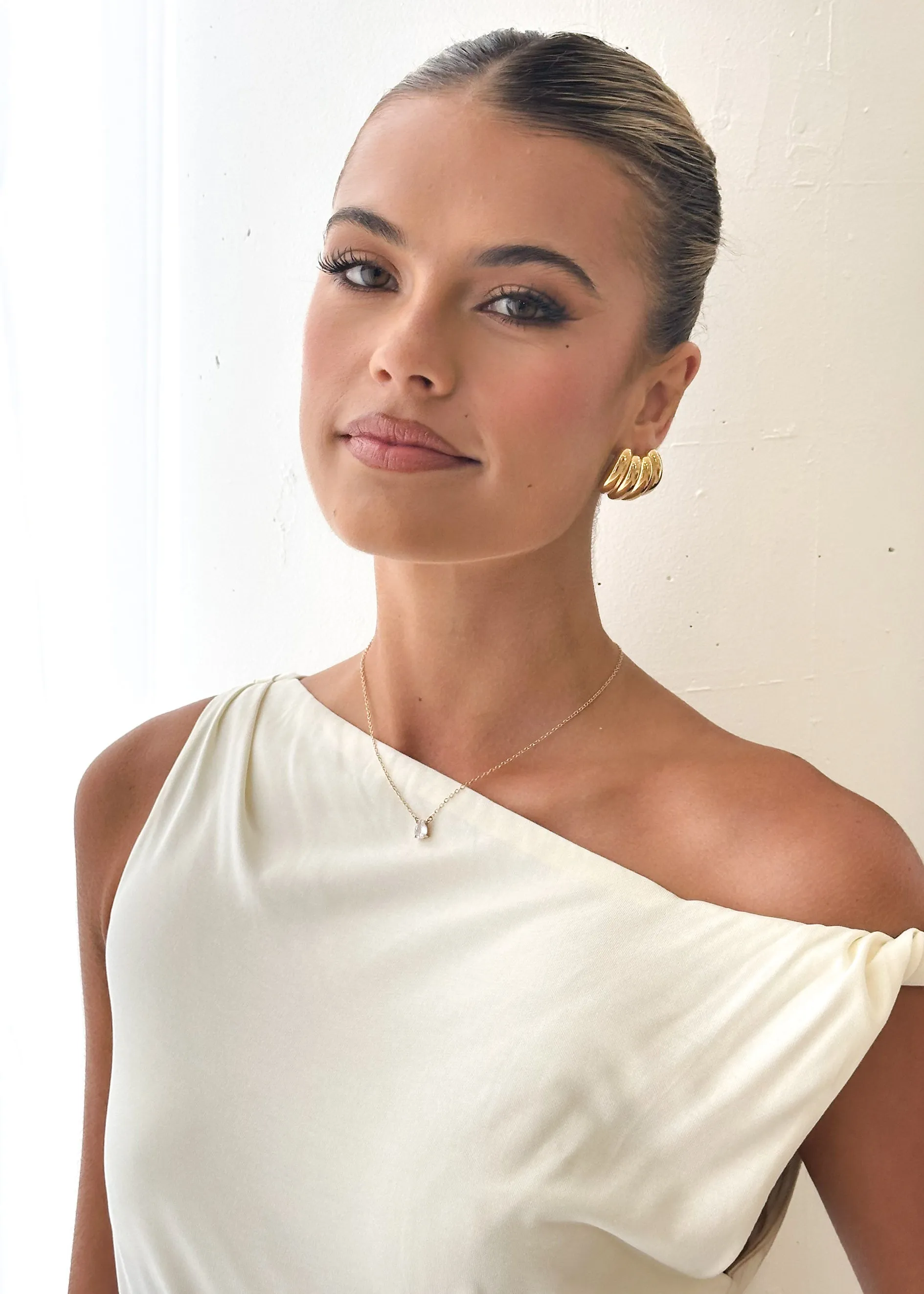 Carmel Earrings - Gold sold by Gingham & Heels product image thumbnail 4