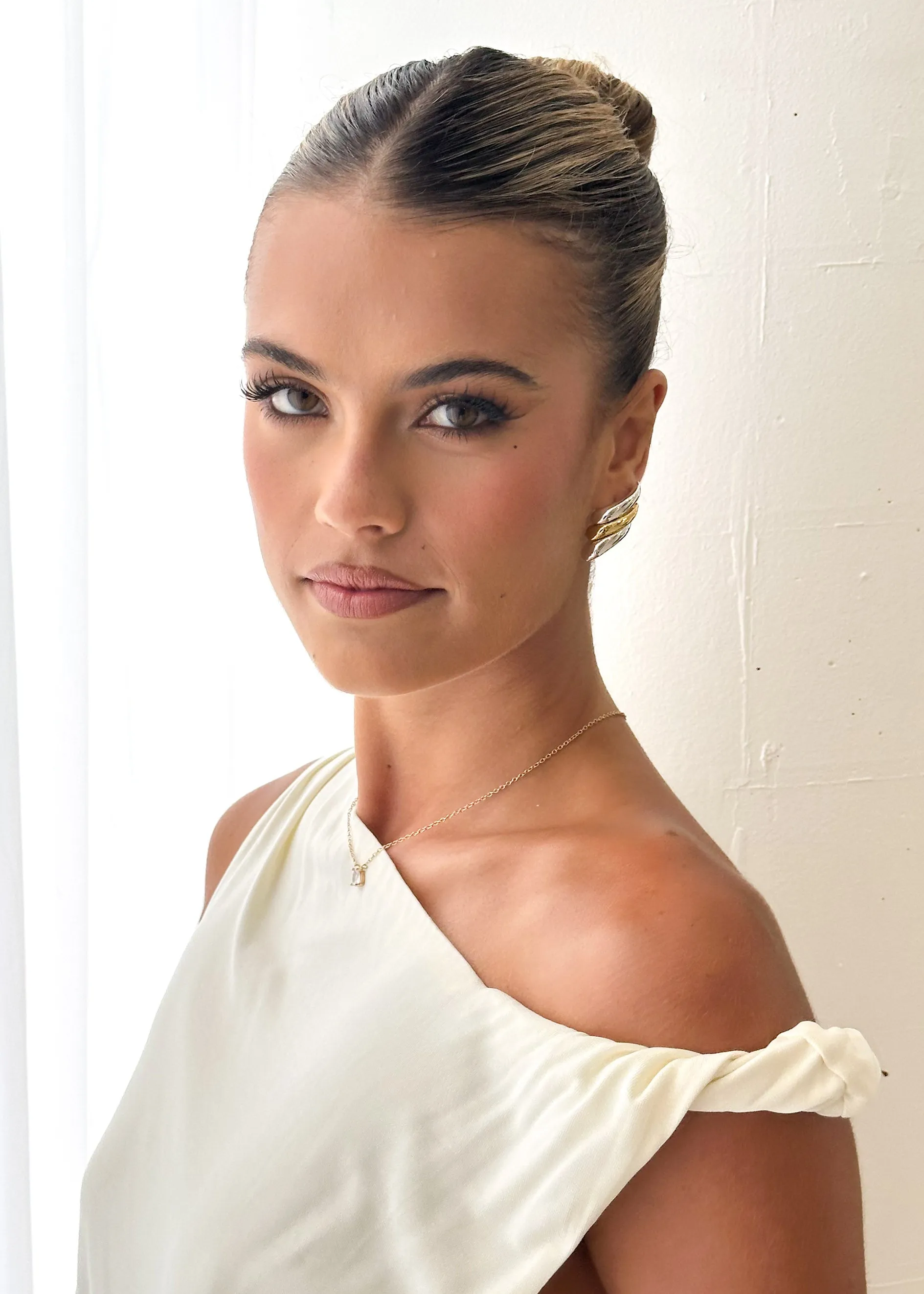 Hartlie Earrings - Gold sold by Gingham & Heels