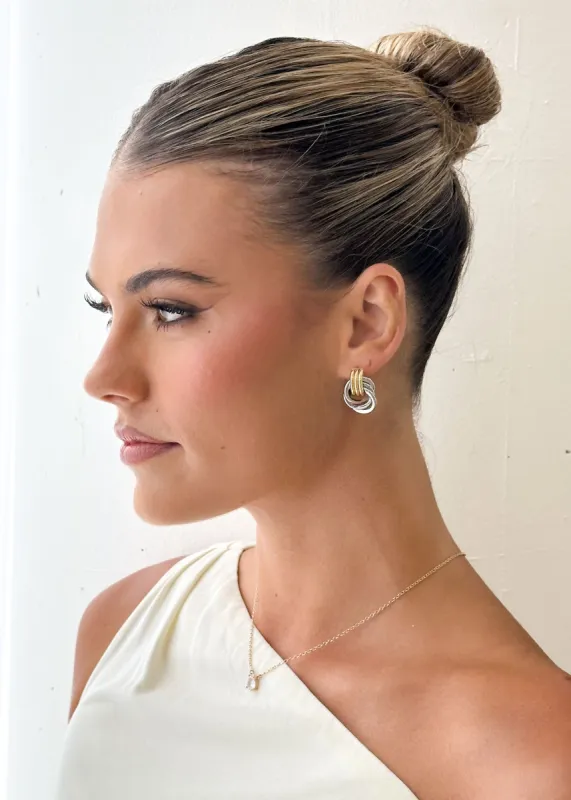 Maela Earrings - Gold sold by Gingham & Heels