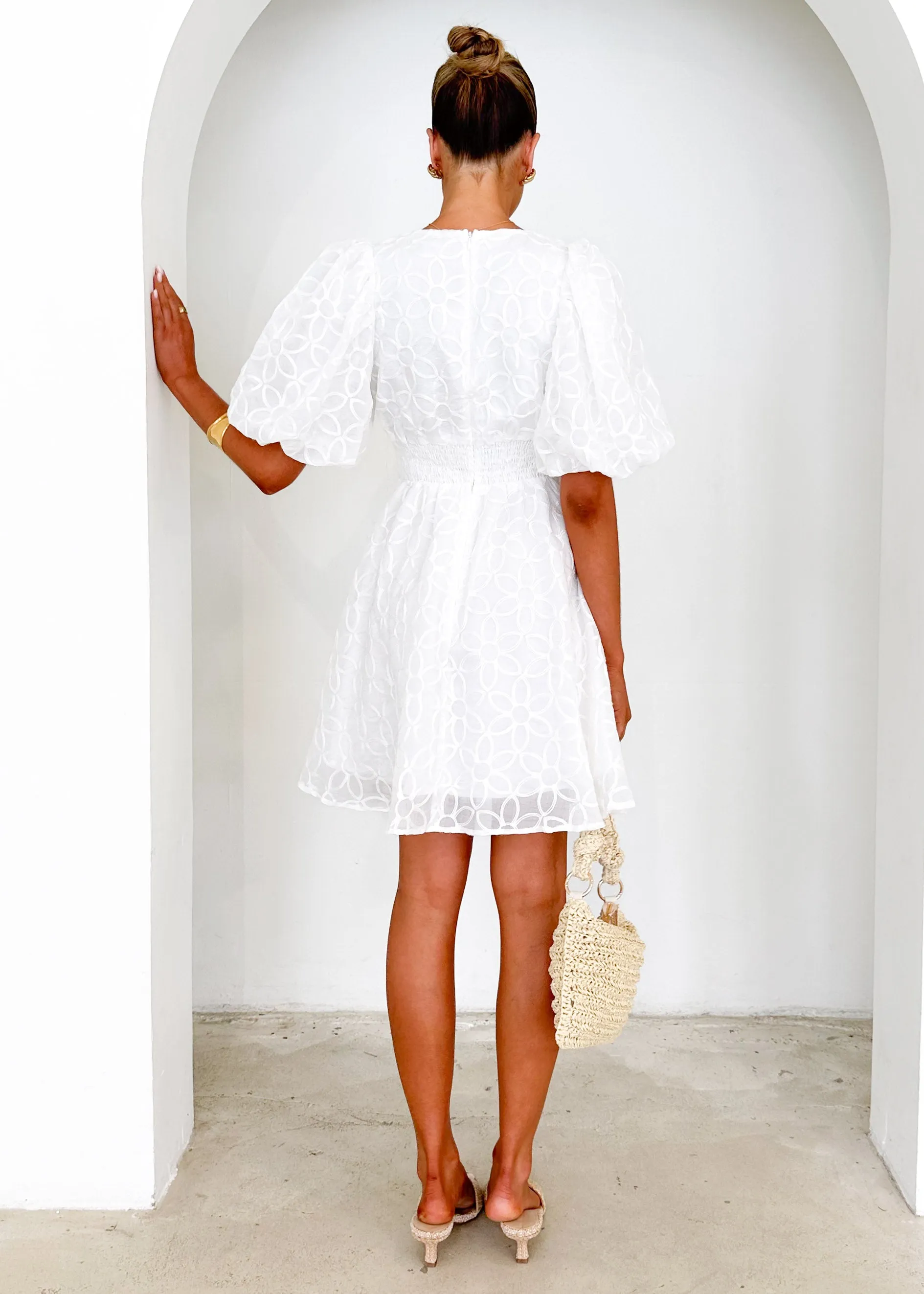 Katrionah Dress - Off White sold by Gingham & Heels product image thumbnail 5
