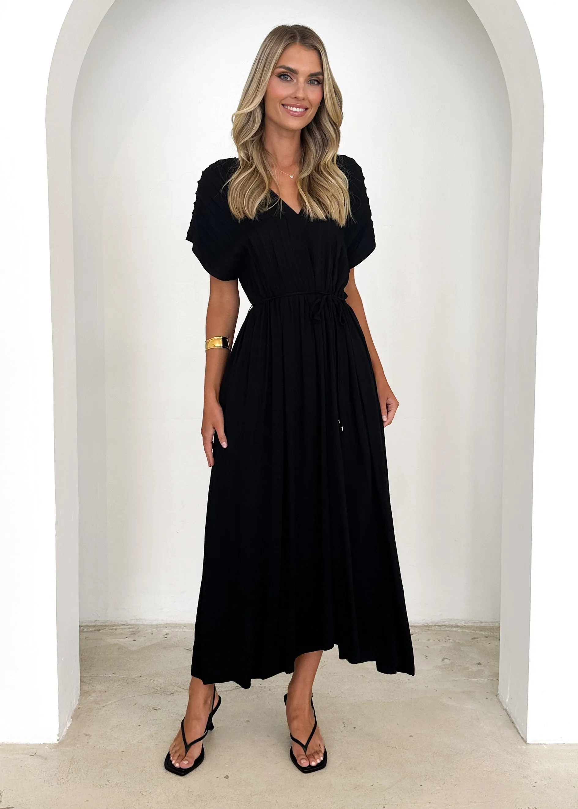Indra Midi Dress - Black sold by Gingham & Heels product image thumbnail 3