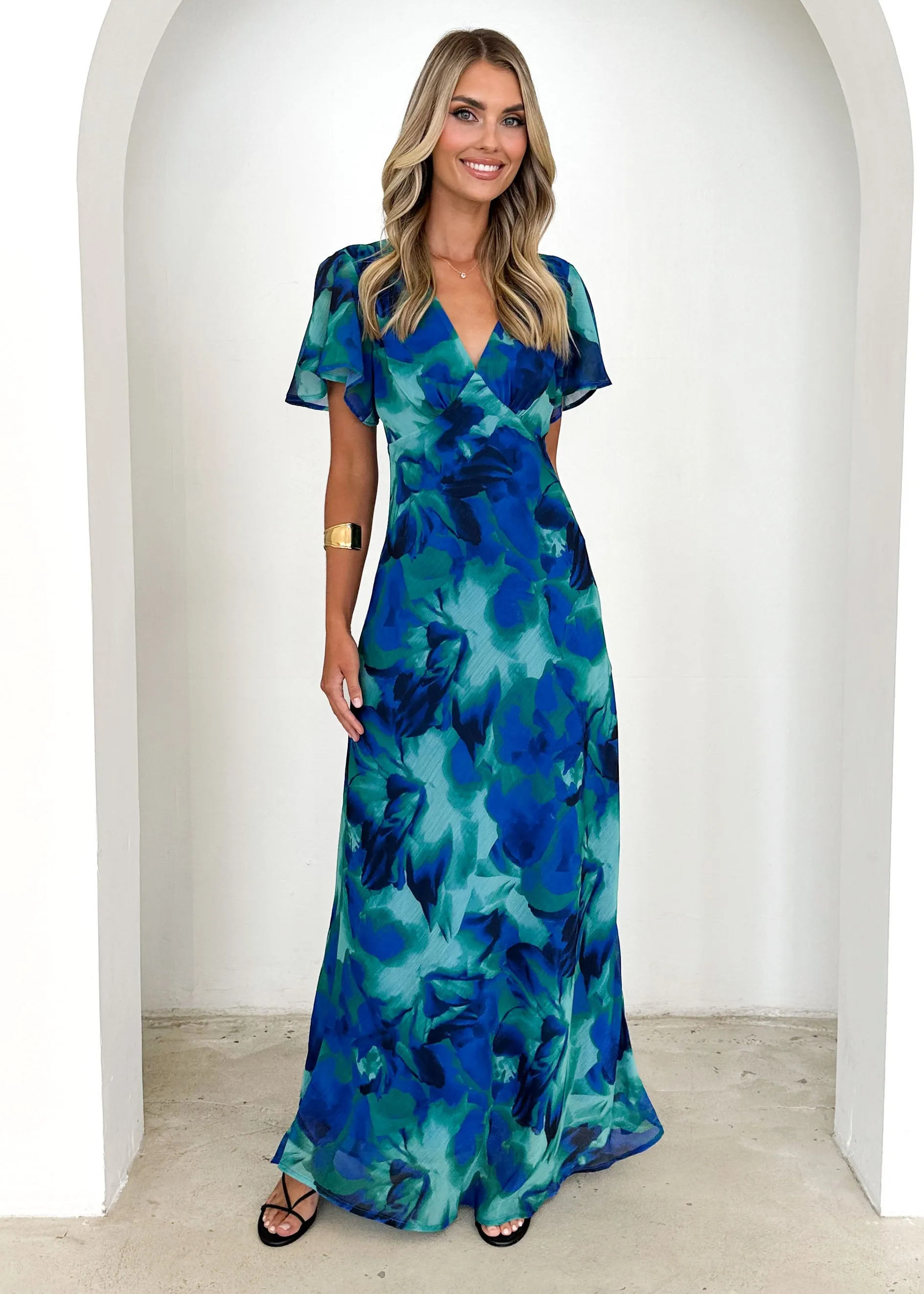 chinese dress ladies Cabana Antik Batik, Mareva Long Dress main image 1