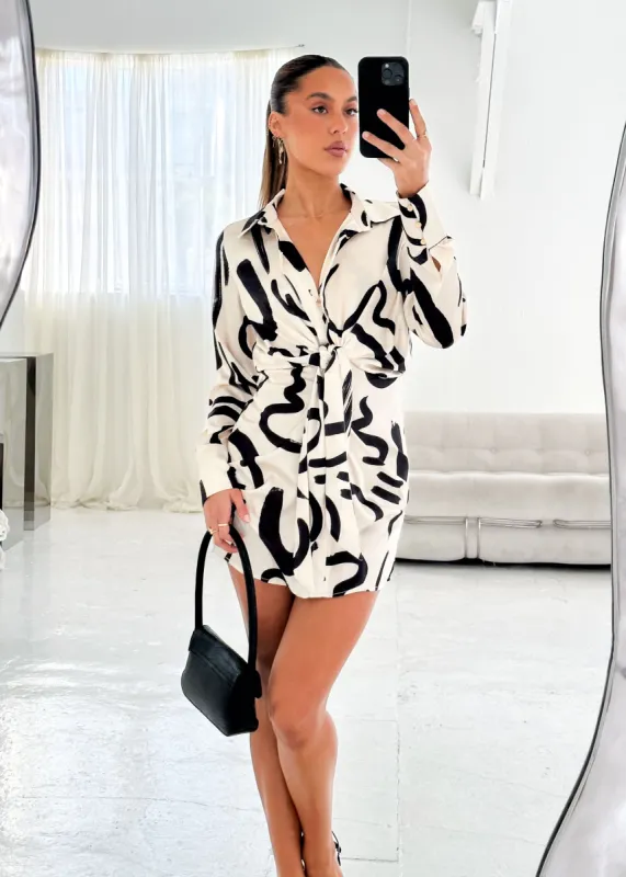 Ruby York Shirt Dress - York Black sold by Gingham & Heels