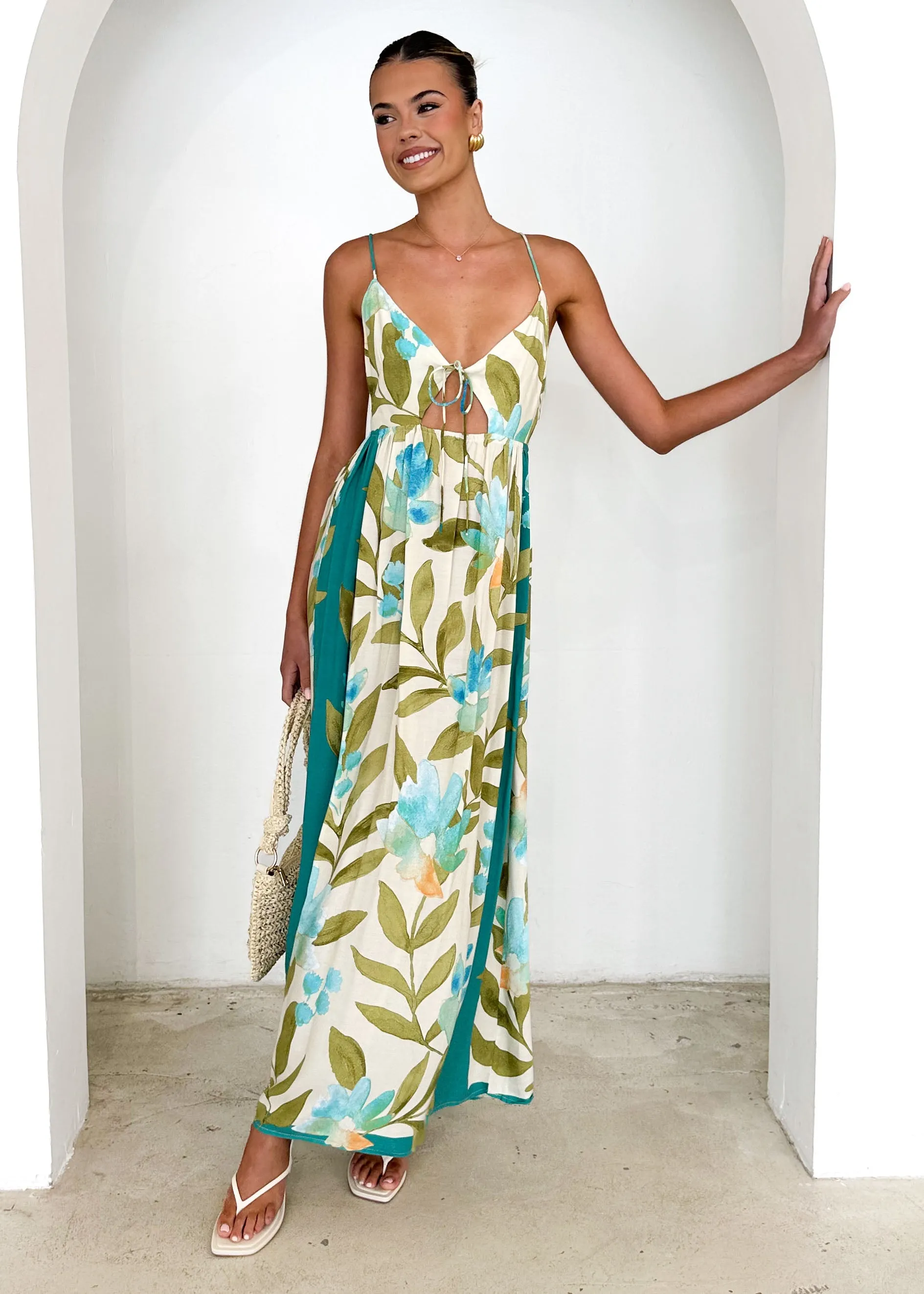 Nevada Maxi Dress - Himalayan Poppy sold by Gingham & Heels product image thumbnail 3