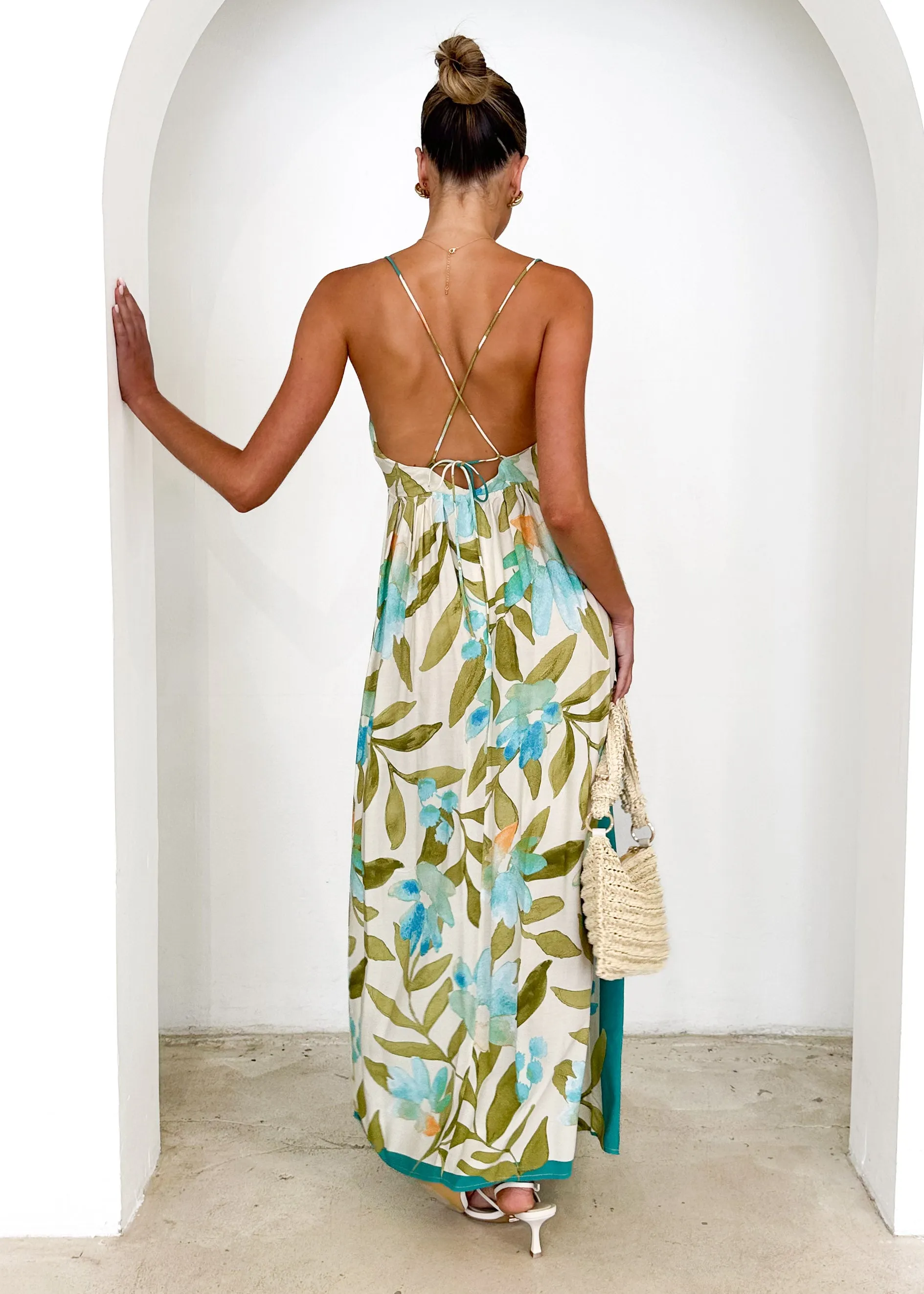 Nevada Maxi Dress - Himalayan Poppy sold by Gingham & Heels product image thumbnail 5