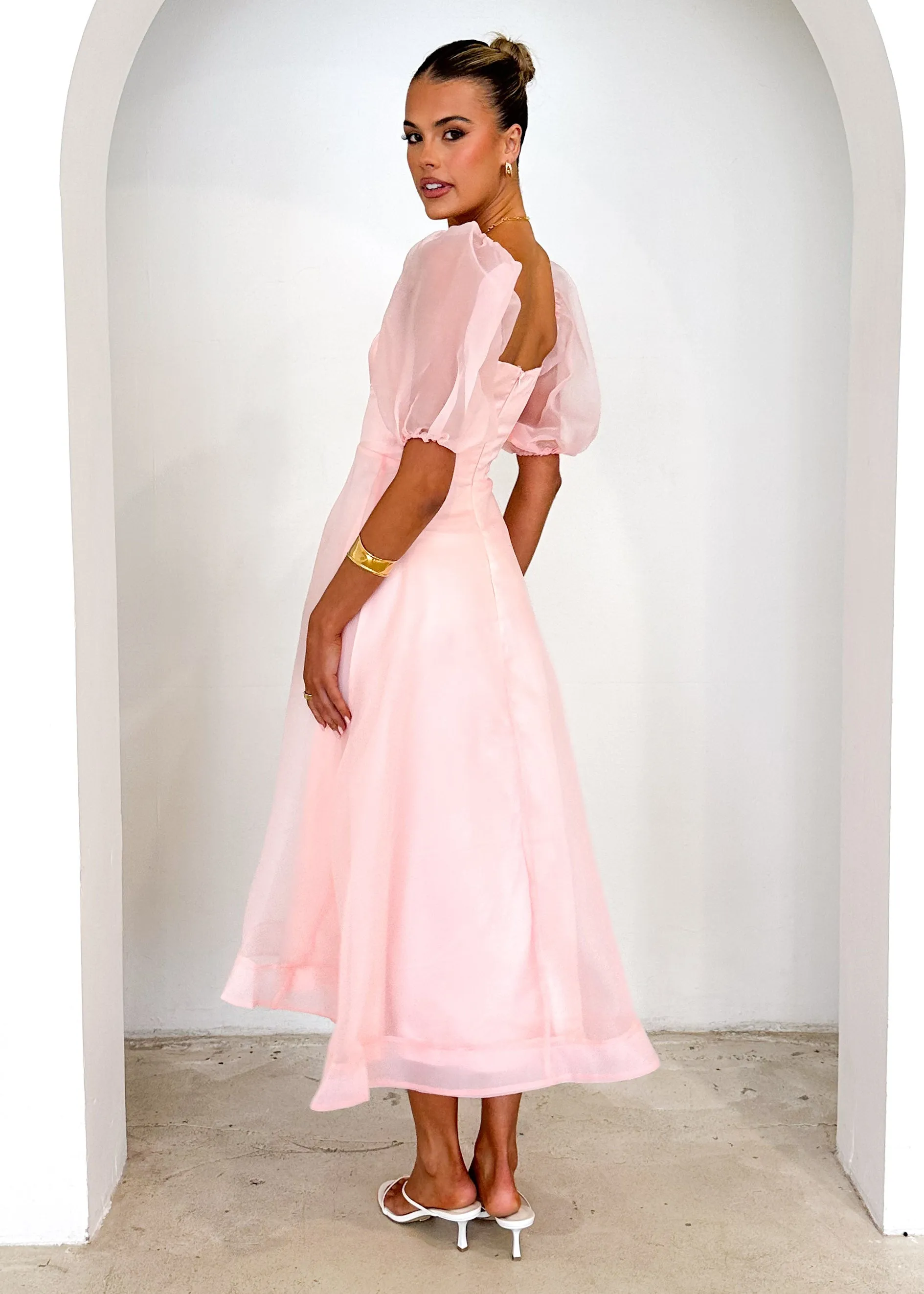 Paradisio Maxi Dress - Peach sold by Gingham & Heels product image thumbnail 5