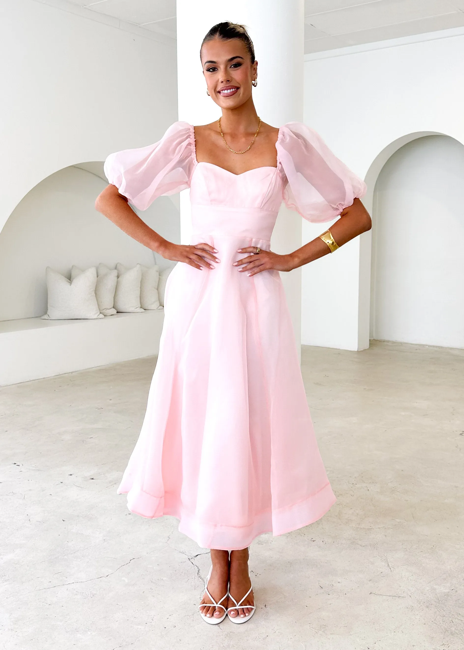 Paradisio Maxi Dress - Peach sold by Gingham & Heels product image thumbnail 2