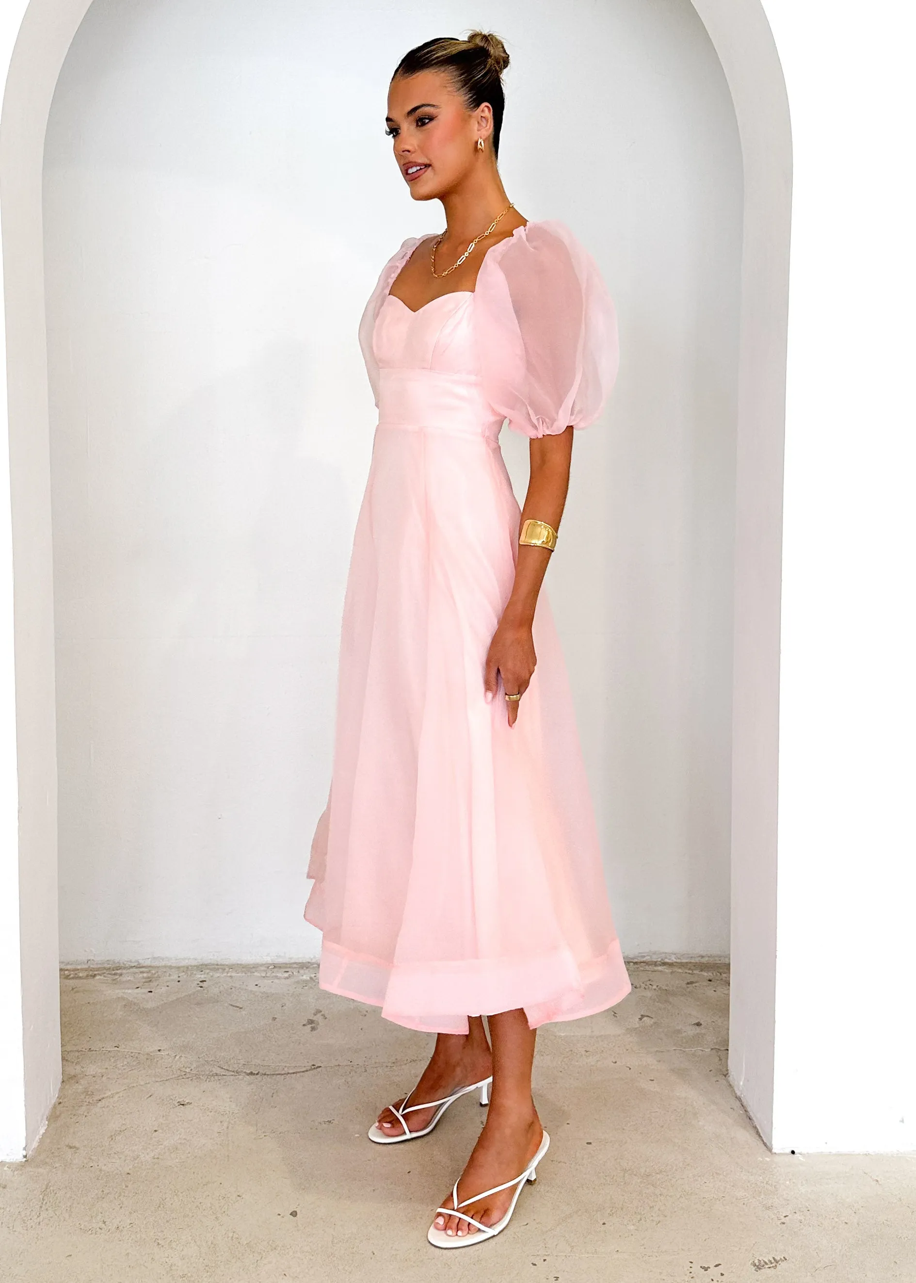 Paradisio Maxi Dress - Peach sold by Gingham & Heels product image thumbnail 4