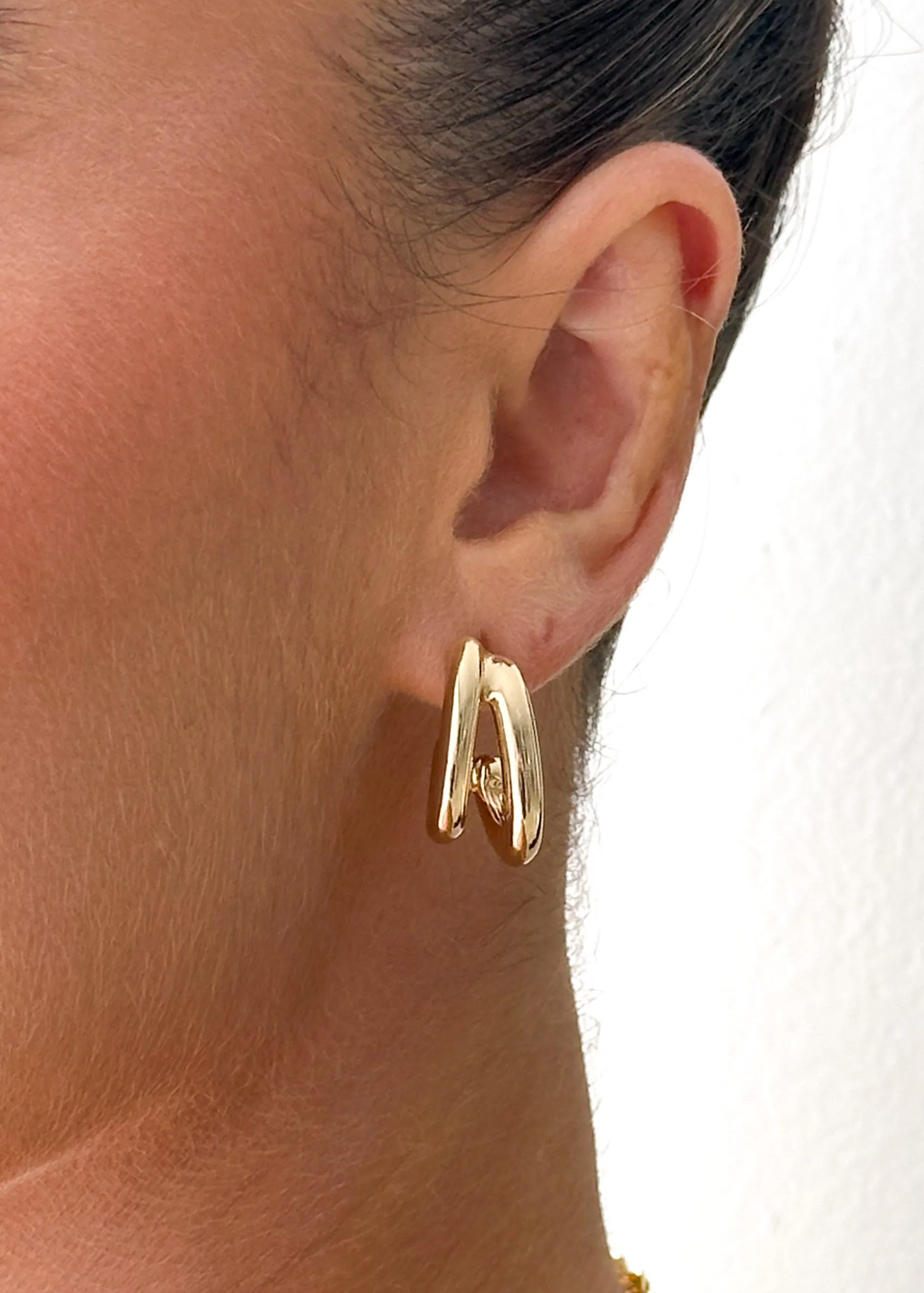 Olivia Earrings - Gold sold by Gingham & Heels product image thumbnail 2