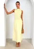 Brixton Midi Dress - Lemon sold by Gingham & Heels