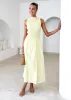 Brixton Midi Dress - Lemon sold by Gingham & Heels