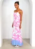 Talisa Maxi Dress - Lila Flower sold by Gingham & Heels