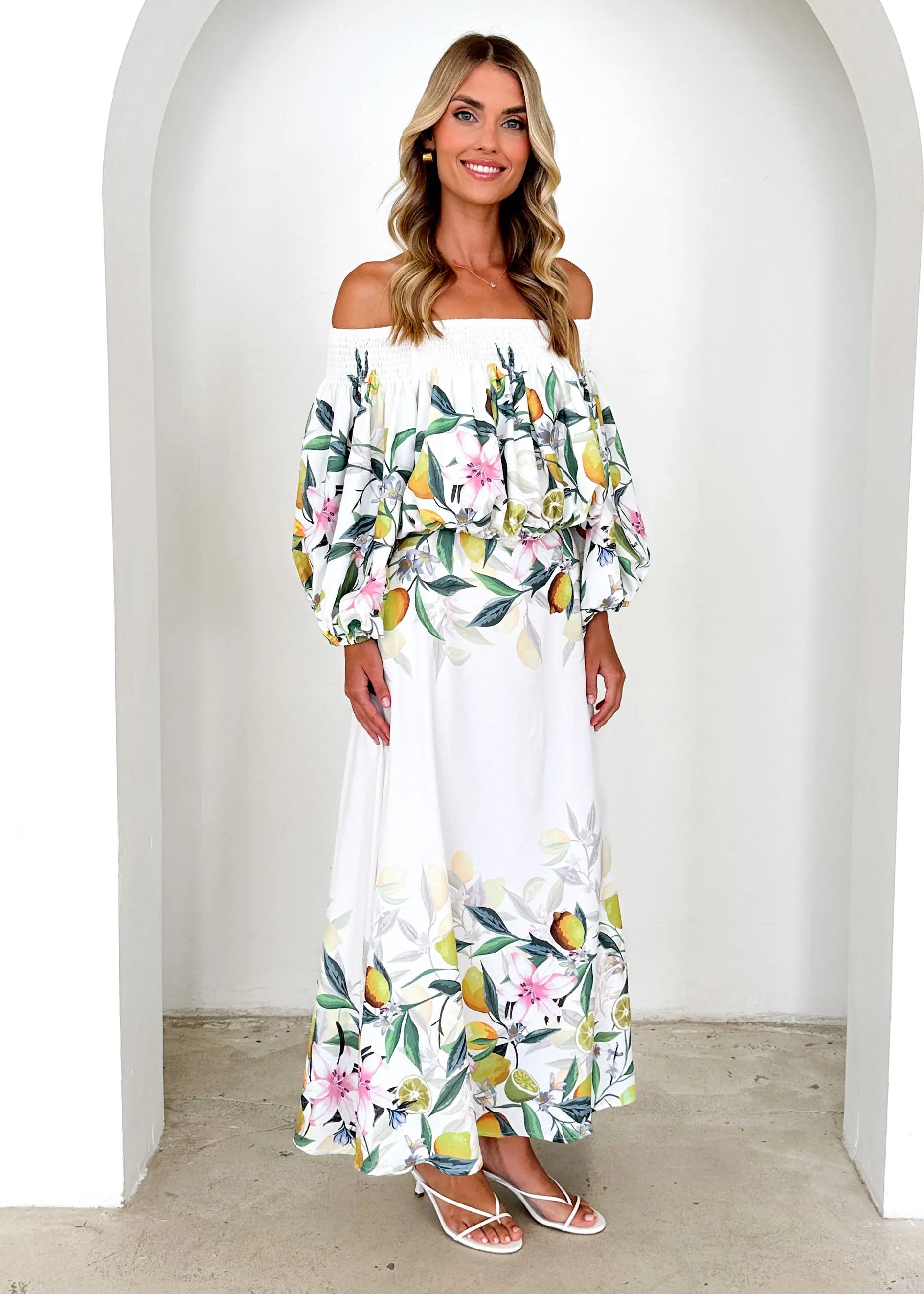 Averie Maxi Skirt - Limoncello sold by Gingham & Heels product image thumbnail 4