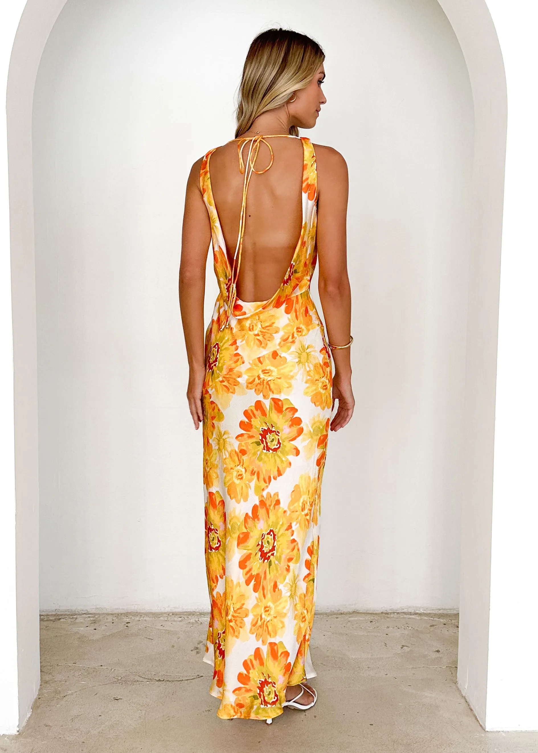 Drew Maxi Dress - Yellow Floral sold by Gingham & Heels product image thumbnail 5