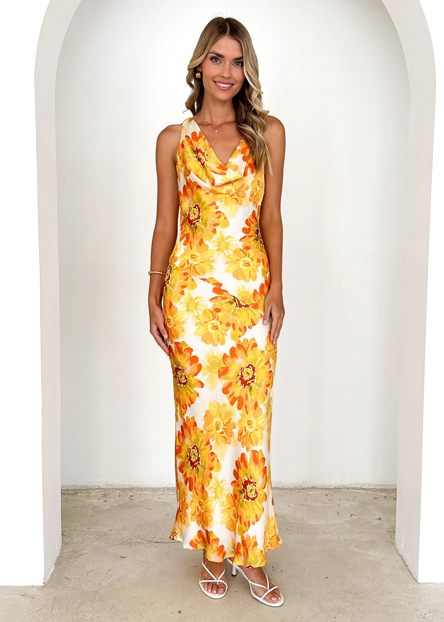 Drew Maxi Dress - Yellow Floral sold by Gingham & Heels product image thumbnail 3
