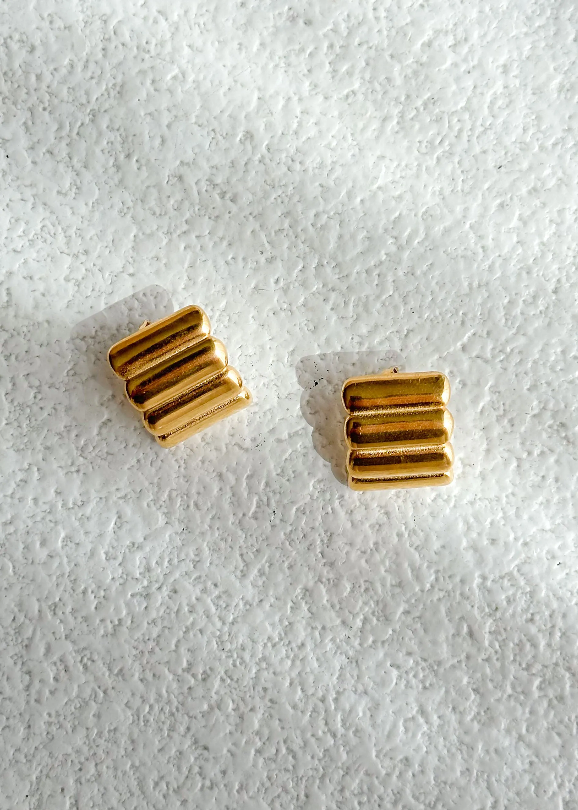 Yoko Earrings - Gold sold by Gingham & Heels product image thumbnail 2