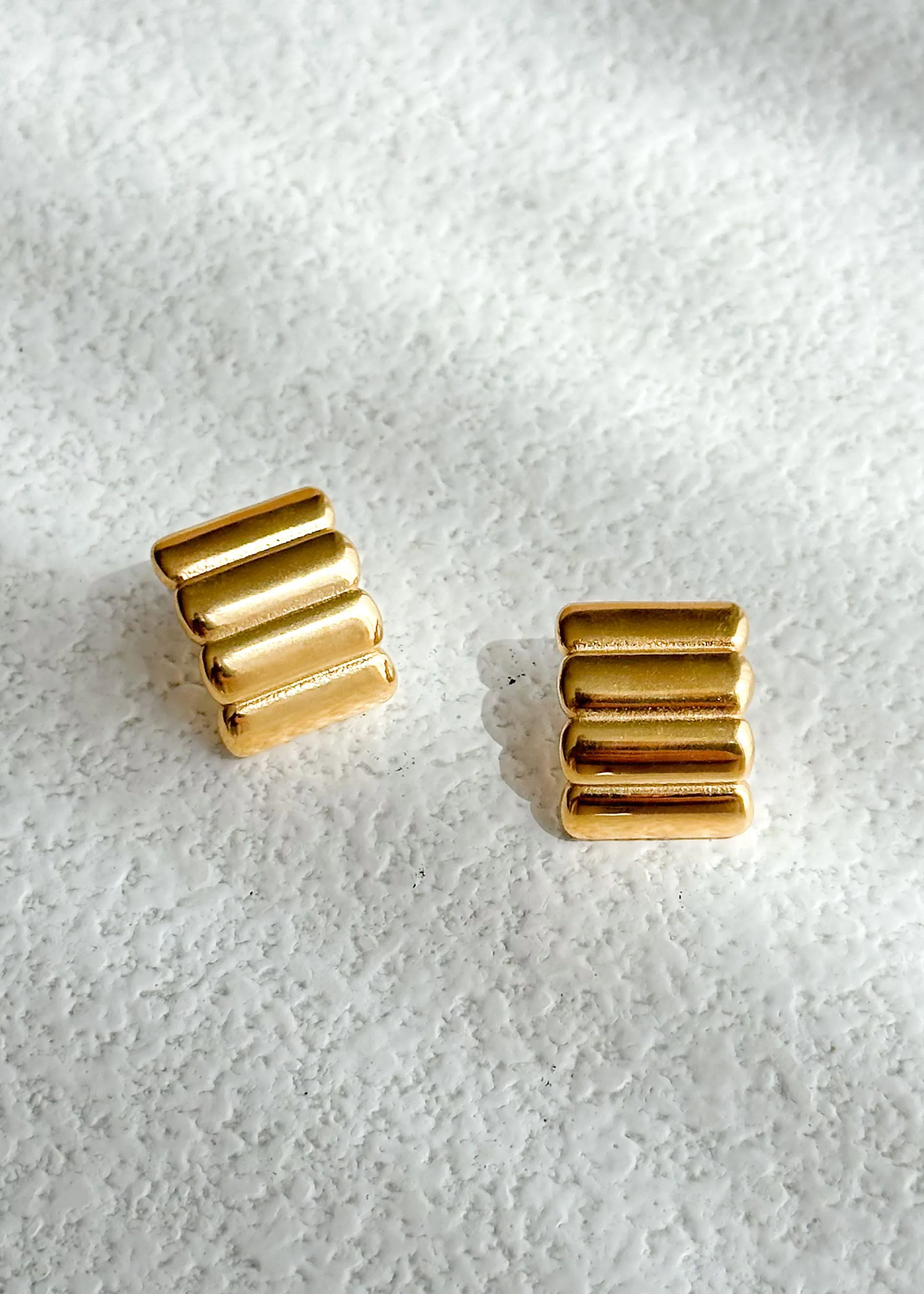 Yoko Earrings - Gold sold by Gingham & Heels product image thumbnail 4