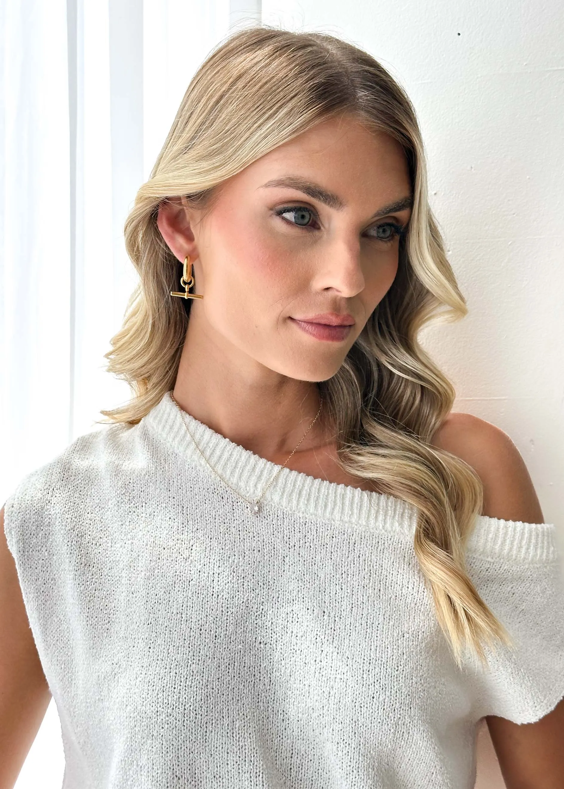 Nola Earrings - Gold sold by Gingham & Heels product image thumbnail 3